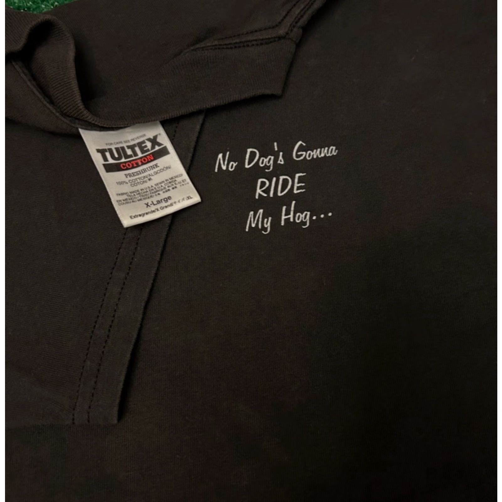 Vintage VINTAGE I Road A Hog Daytona Bike Week 1997 Humor Volgar VTG Shirt Mens XL Dark Black 90s Biker USA Hip Hop Mens XL Size US XL / EU 56 / 4 - 3 Thumbnail