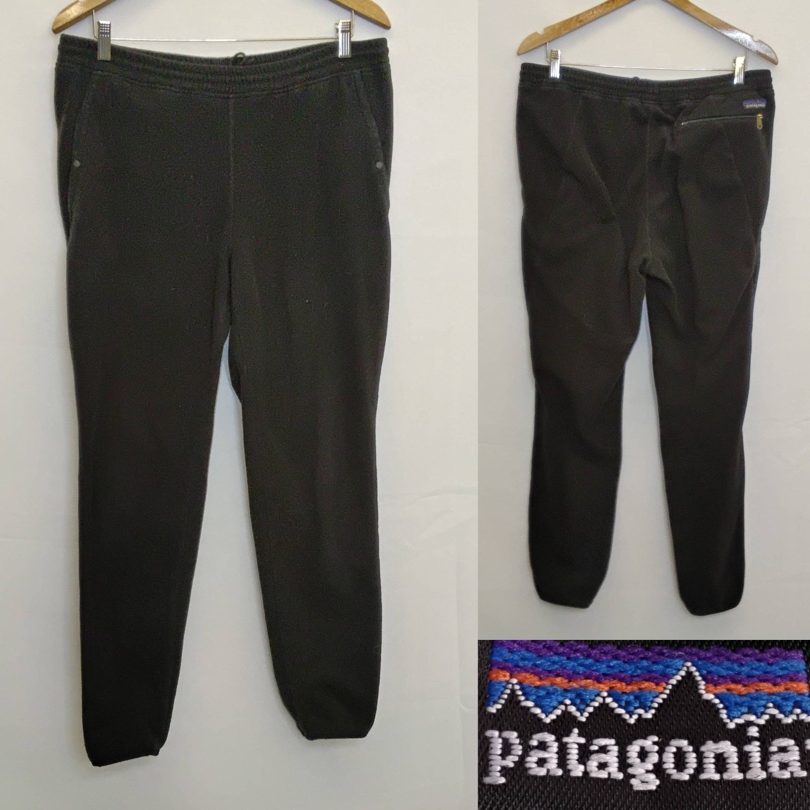 Patagonia Patagonia Fleece Pants Men's M Black Vintage Made in USA Size US 34 / EU 50 - 1 Thumbnail