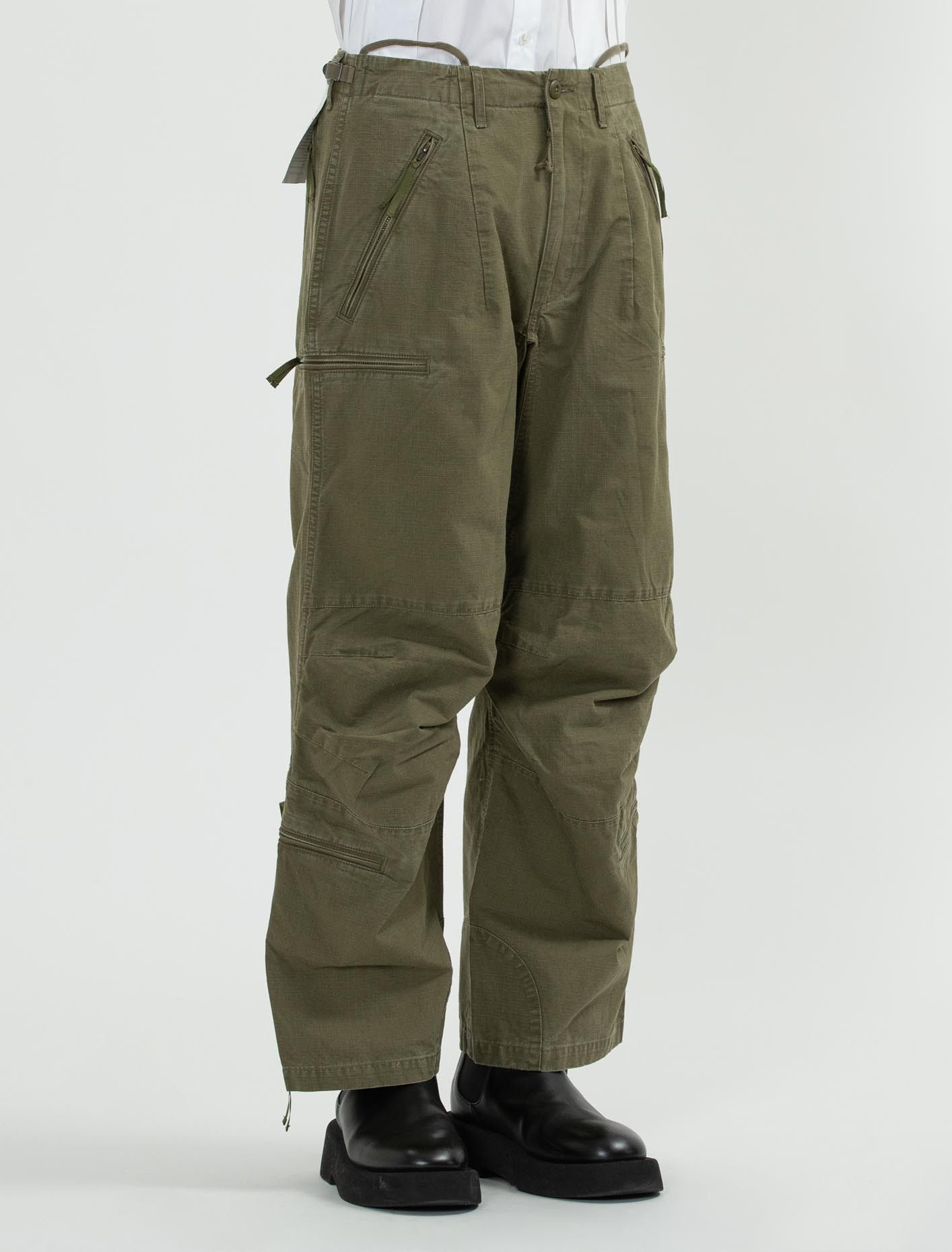 R13 UNWORN* R13 Khaki Flight Cargo Pants Size US 31 - 12 Thumbnail