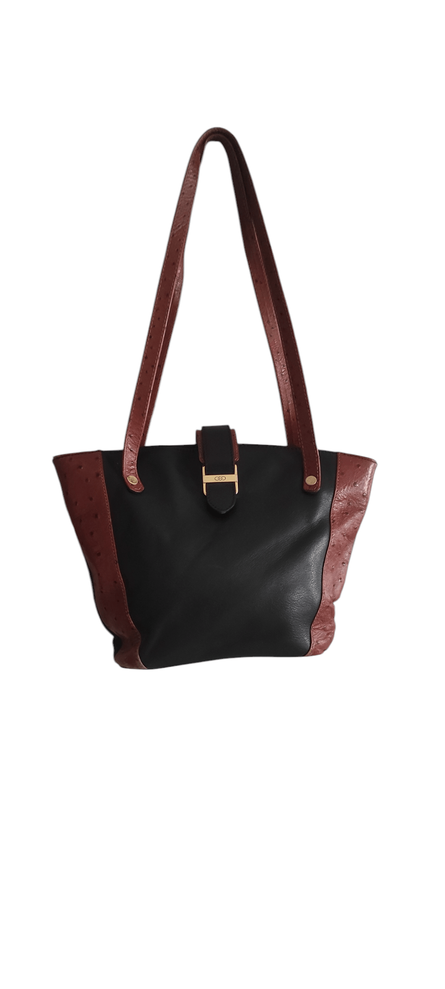 Leather × Vintage Pourchet Paris Leather Bag Genuine Leather Made in France Size ONE SIZE - 4 Thumbnail