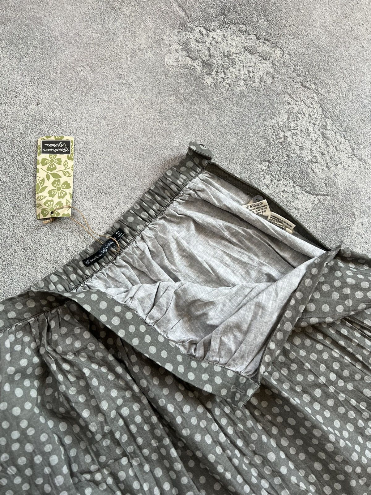 Gudrun Sjoden NEW Gudrun Sjoden Polka Dot Print Long Skirt Size S Sjöden Size 26" / US 2 / IT 38 - 4 Thumbnail