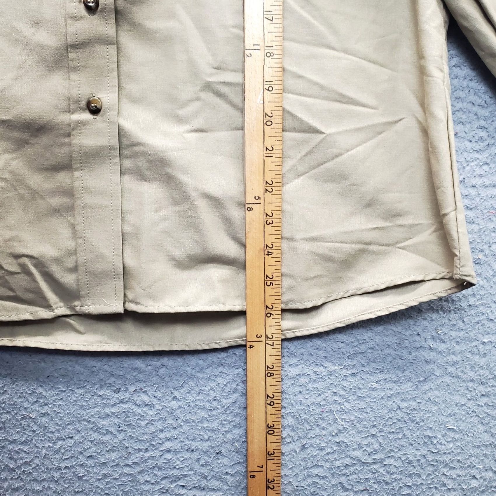 Red Kap Red Kap Woman Size 18 Brown 1923 Workwear Shirt Long Sleeve Collared Button Down Shirt Size XXL / US 16-18 / IT 52-54 - 4 Thumbnail