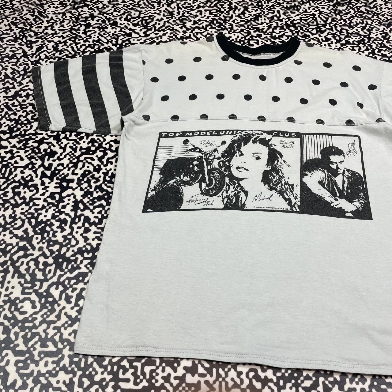 Vintage Vintage 90s Movie Top Model Retro Japanese Style T-shirt Size US XL / EU 56 / 4 - 2 Thumbnail