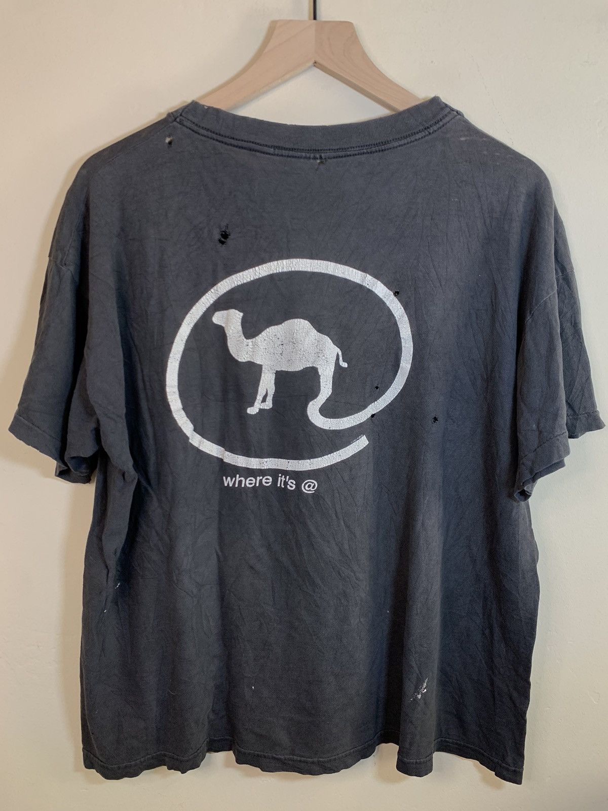 Camel RARE Vintage Camel Where Its @ Single Stitch Cigarette Shirt Size US XL / EU 56 / 4 - 1 Thumbnail
