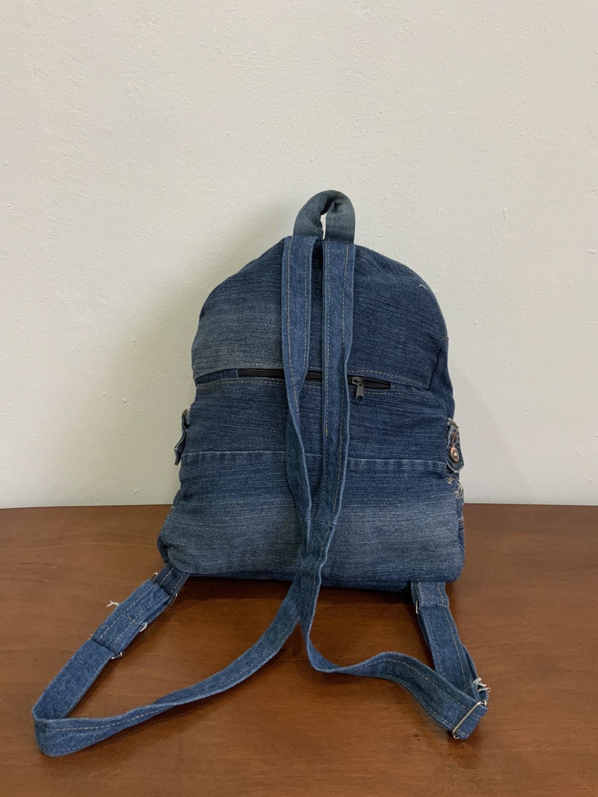 Seditionaries Denime Distressed Streetwear Japan Backpack Size ONE SIZE - 4 Thumbnail