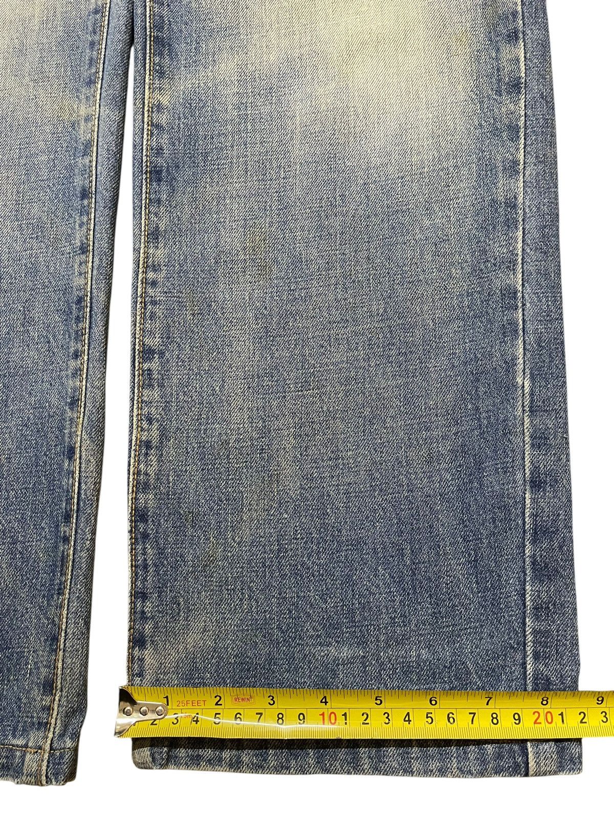 In The Attic Vintage Japanese Brand Mud Wash Faded Distress Loose Jeans Size US 33 - 16 Thumbnail