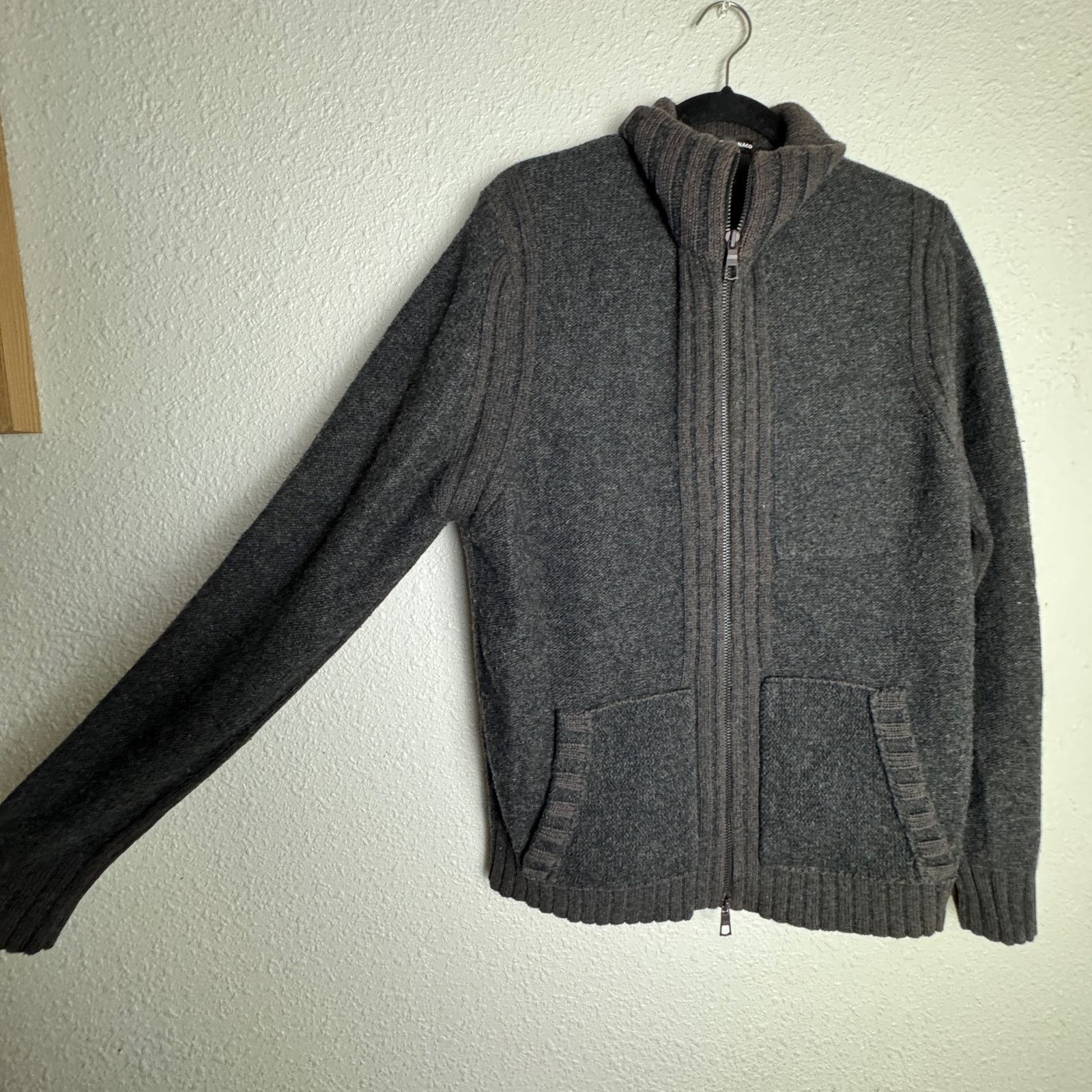 Club Monaco Club Monaco Grey Zip Up Sweater Size Large Size US L / EU 52-54 / 3 - 4 Thumbnail