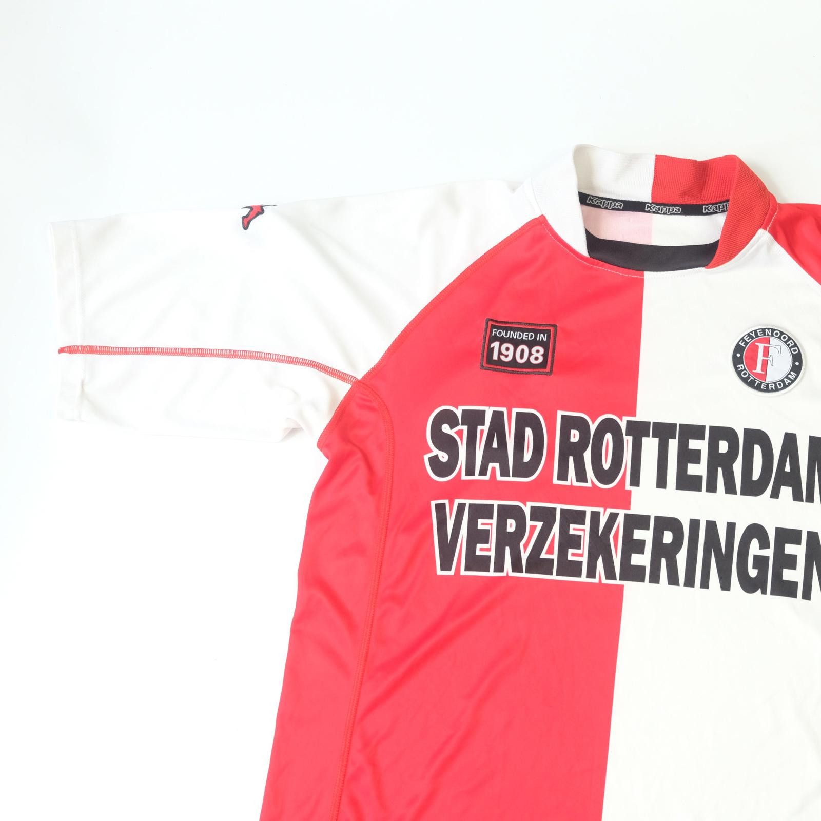 Kappa 2002/03 Feyenoord Home Shirt (M) Size US M / EU 48-50 / 2 - 3 Thumbnail