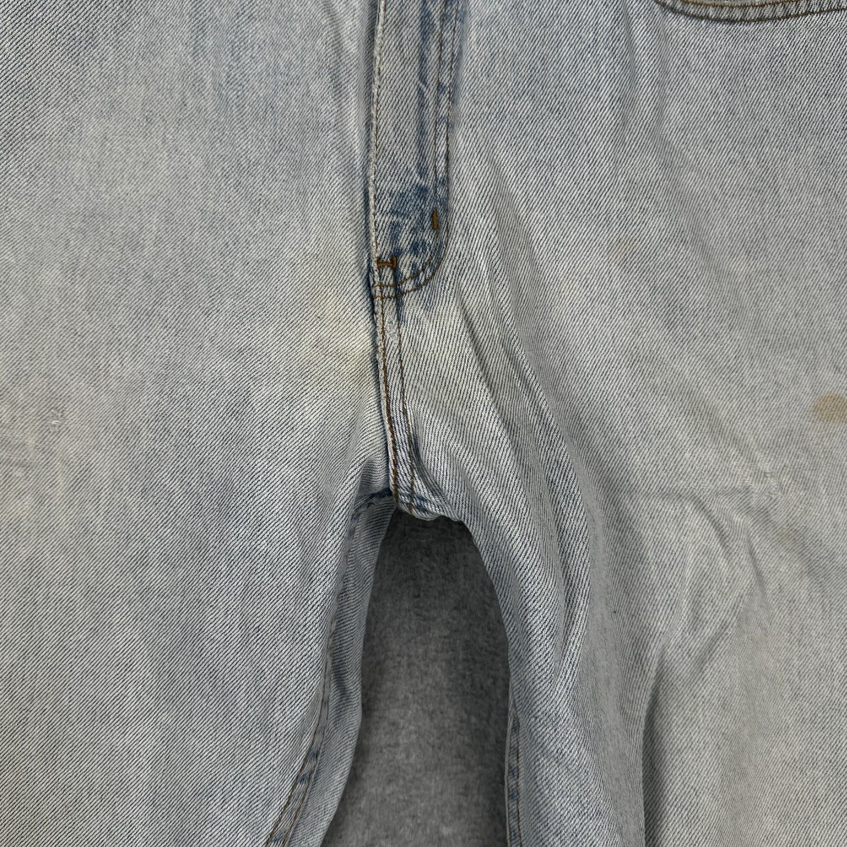 Vintage VINTAGE Polo Jeans Co RL Jeans Mens 34x30 Light Blue Relaxed Fit Distressed 90s Jeans Mens Regular 34 Inseam 30 Distressed Size US S / EU 44-46 / 1 - 4 Thumbnail