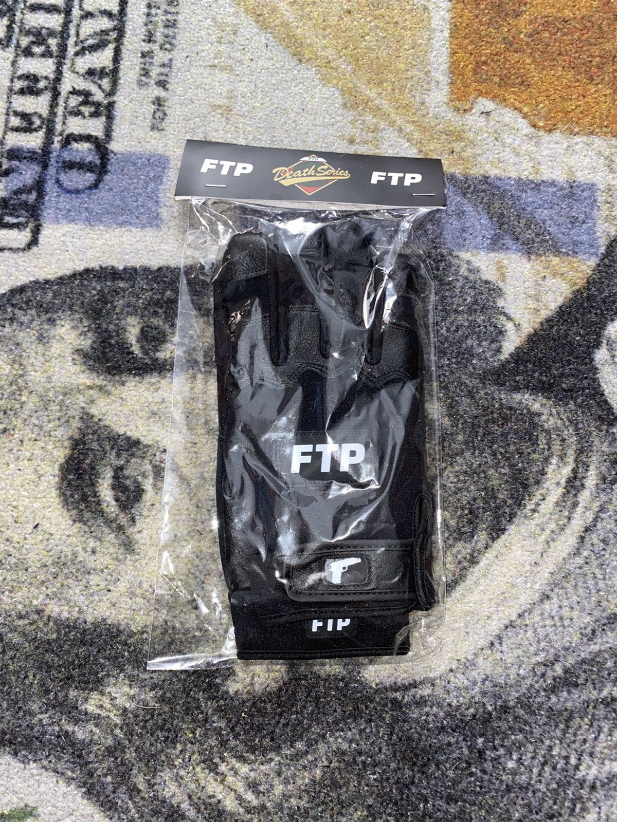 Fuck The Population FTP Batting Gloves Black XLARGE Size ONE SIZE - 2 Thumbnail