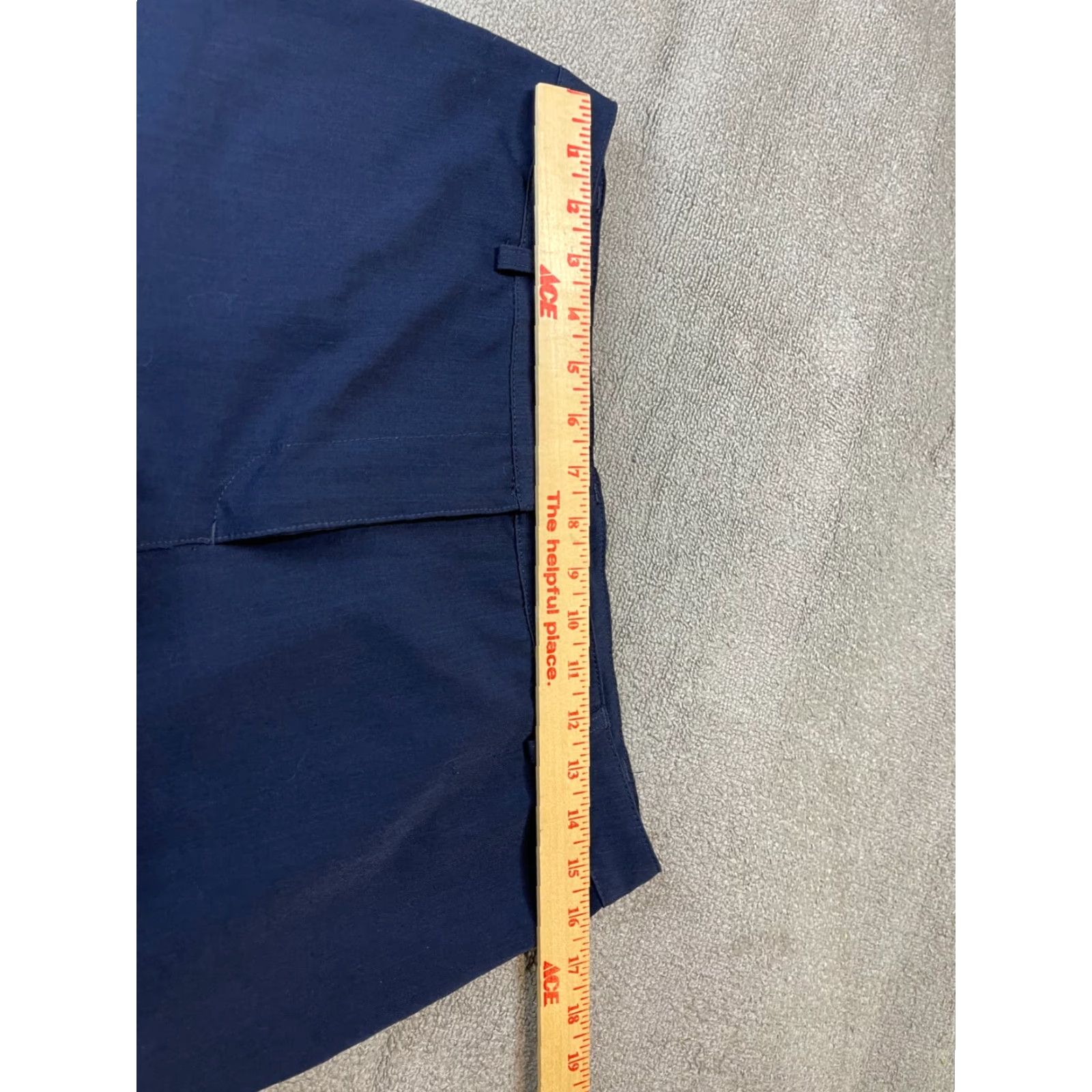 Vintage VINTAGE Jaclyn Smith Pants Dress Pants Women Size 10 Navy Blue Pleasant Front Pleated Solid Blue Womens Size 32" / US 10 / IT 46 - 3 Thumbnail