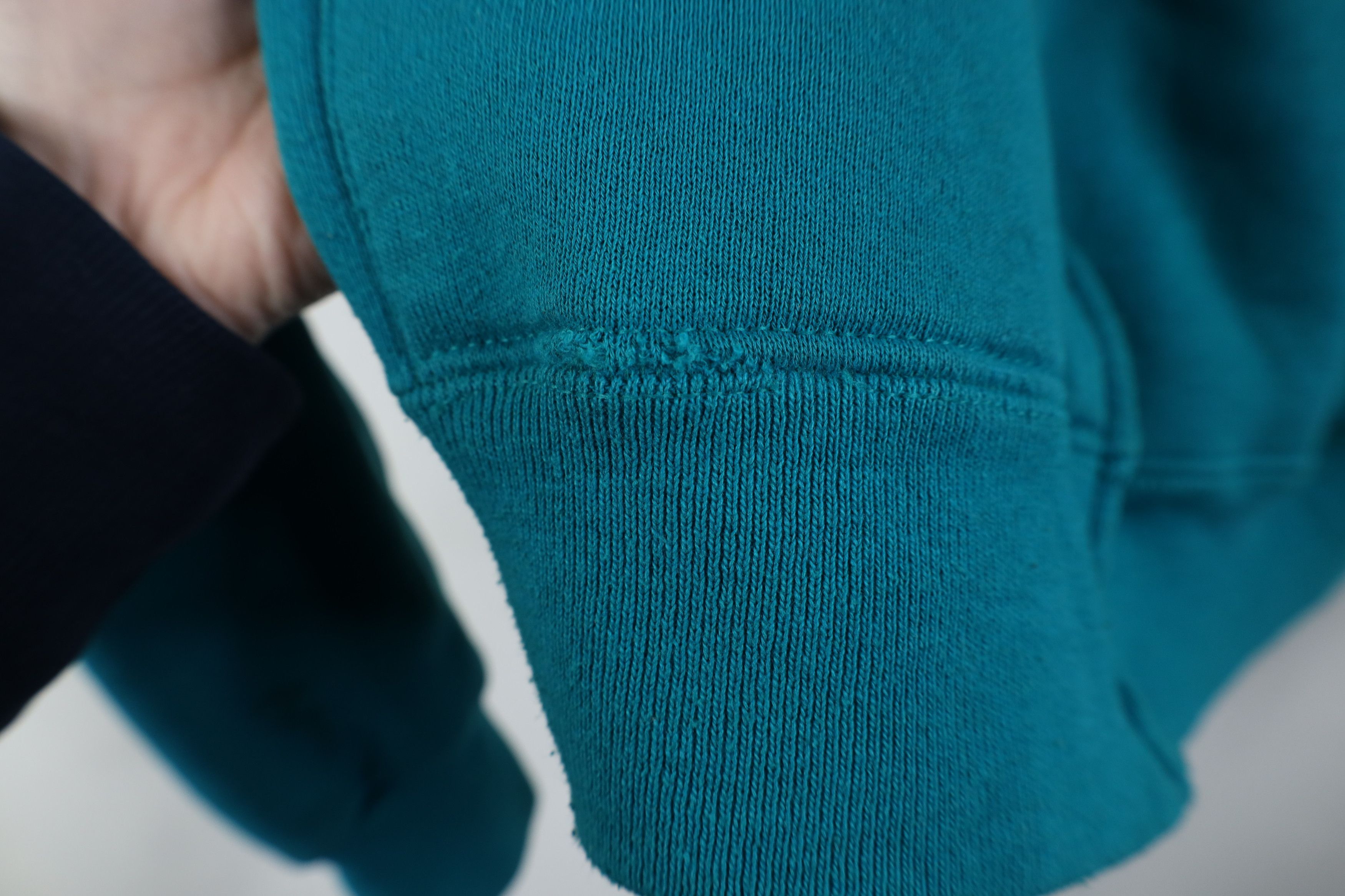 Vintage Vintage 90s USA Olympics Blank Full Zip Hoodie Teal USA Size US M / EU 48-50 / 2 - 8 Thumbnail