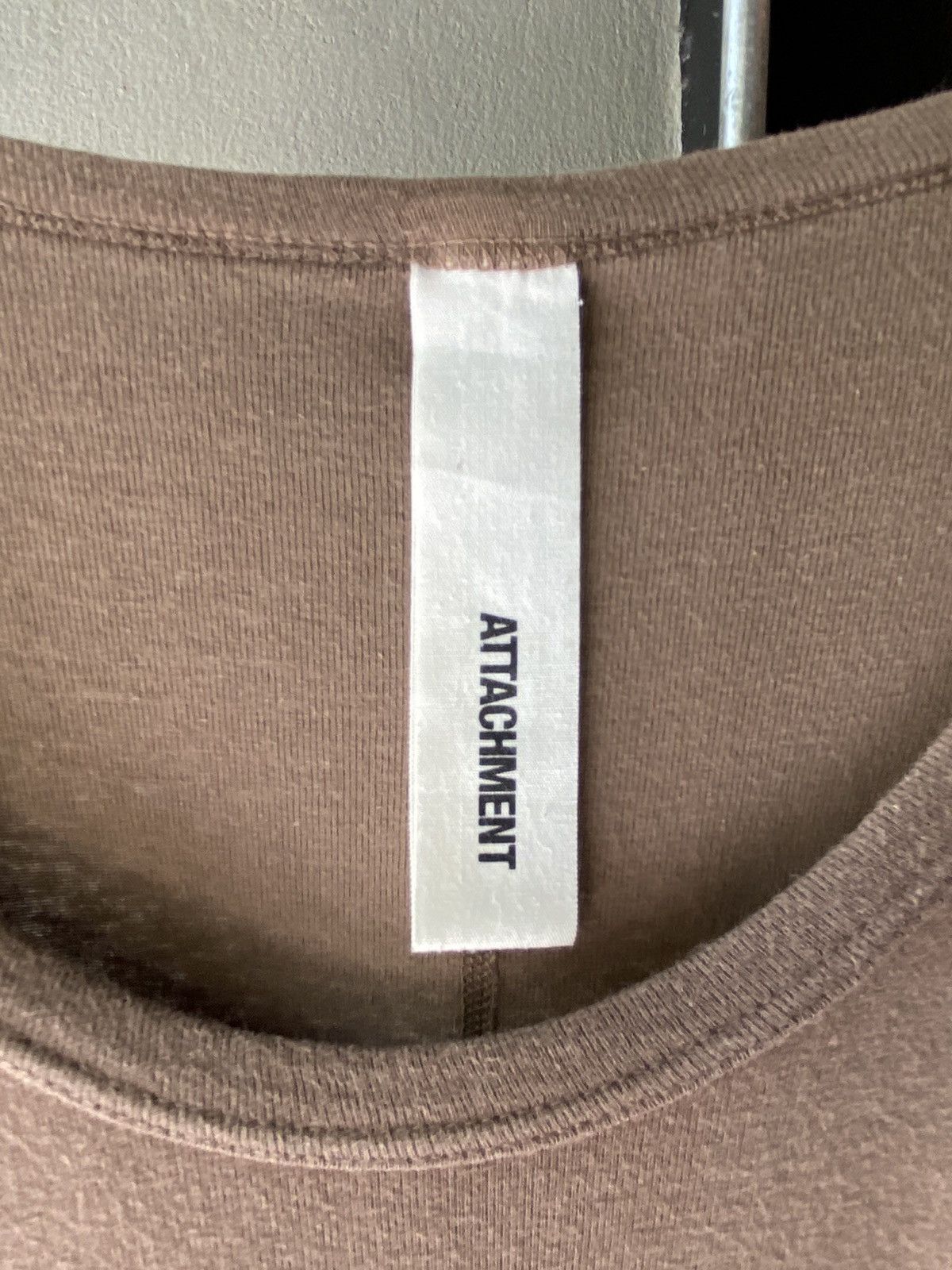 Attachment ATTACHMENT Brown three-quarter sleeve slim-fit T-shirt. Size M / US 6-8 / IT 42-44 - 8 Thumbnail
