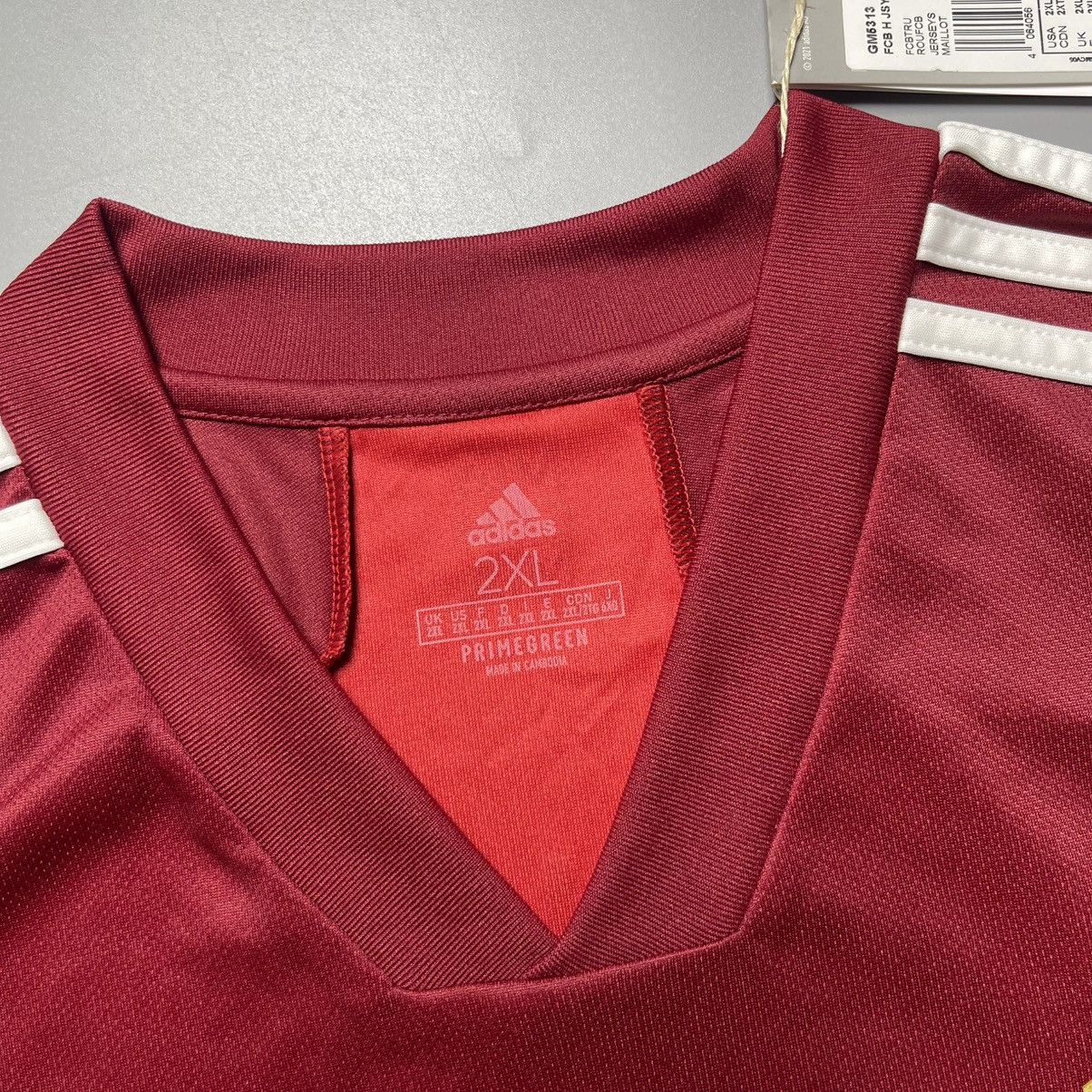 Adidas BAYERN ADIDAS 2021/2022 FOOTBALL SOCCER HOME JERSEY Size US XXL / EU 58 / 5 - 3 Thumbnail