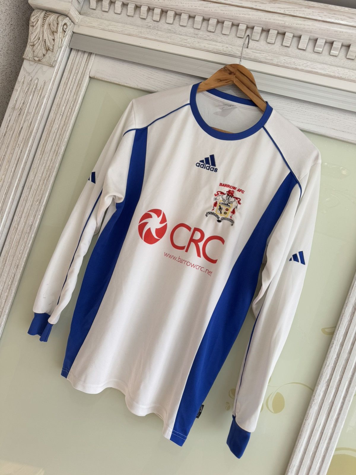 Adidas × Vintage Vintage Barrow AFC 2003-2004 Home Soccer Long Sleeve Jersey Size US S / EU 44-46 / 1 - 3 Thumbnail