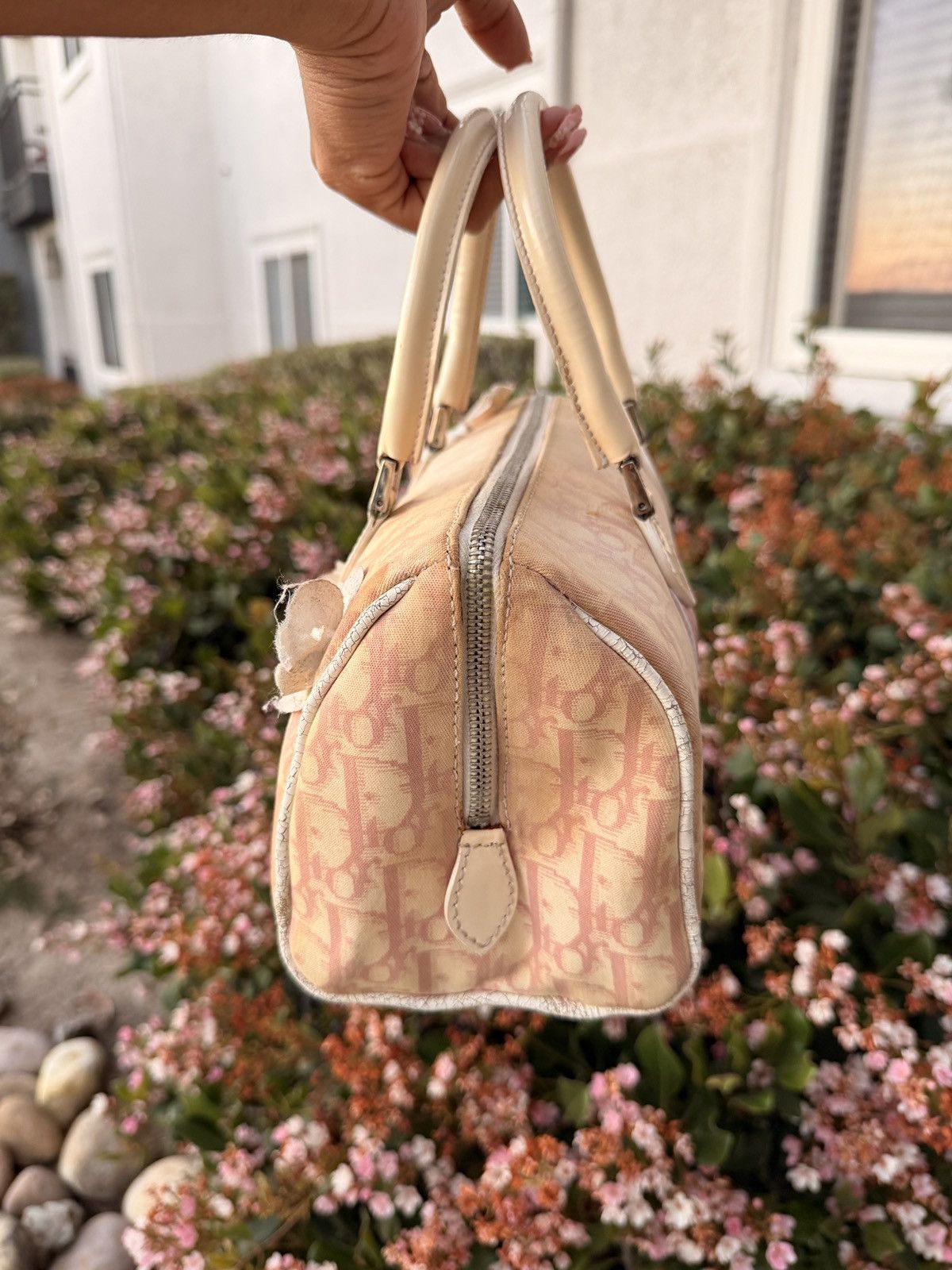 Dior PINK dior boston purse Size ONE SIZE - 3 Thumbnail