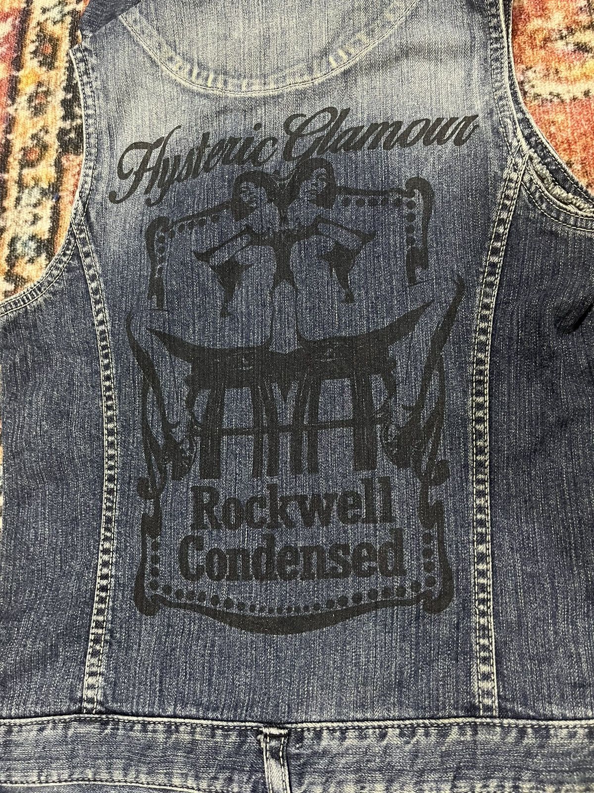 Hysteric Glamour × Japanese Brand All-in-one denim jumpsuit short hoodie Size 26" / US 2 / IT 38 - 7 Thumbnail
