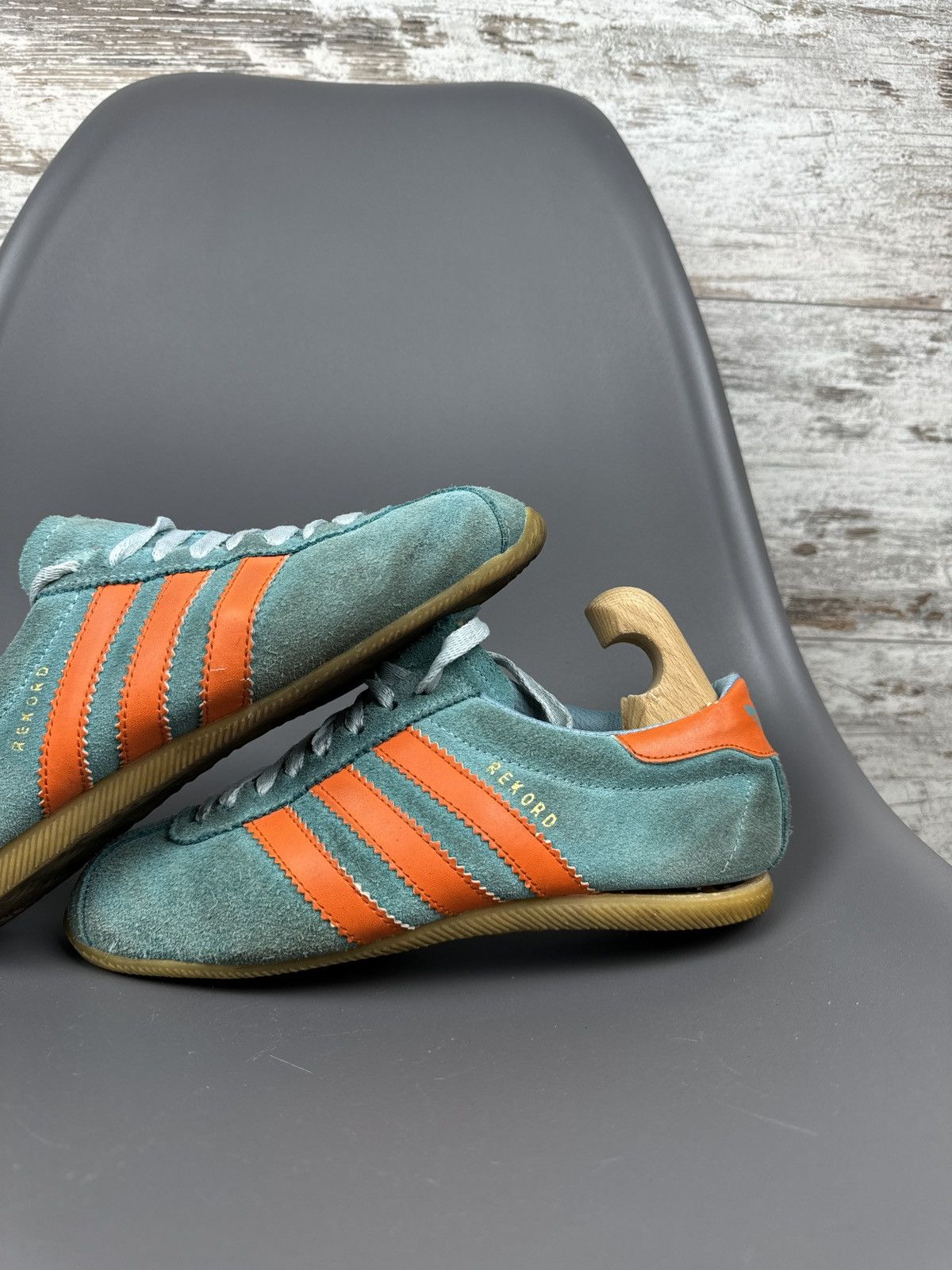 Adidas Women’s Vintage Adidas Rekord sneakers rare made in Korea Size US 6 / IT 36 - 2 Thumbnail
