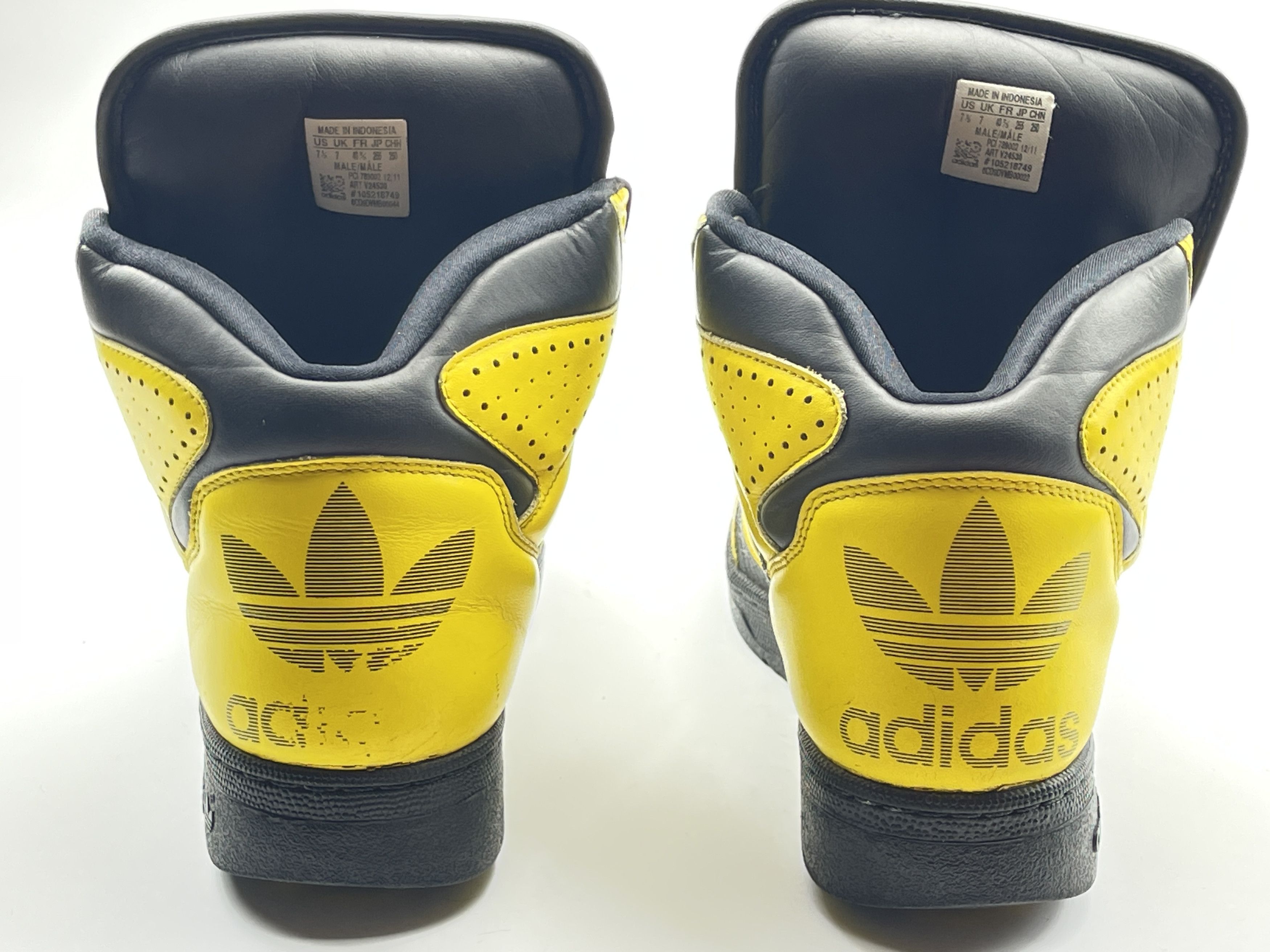 Adidas × Jeremy Scott Adidas sneakers Jeremy Scott Instinct Top shoes ObyO V24530 Size US 7.5 / EU 40-41 - 15 Thumbnail