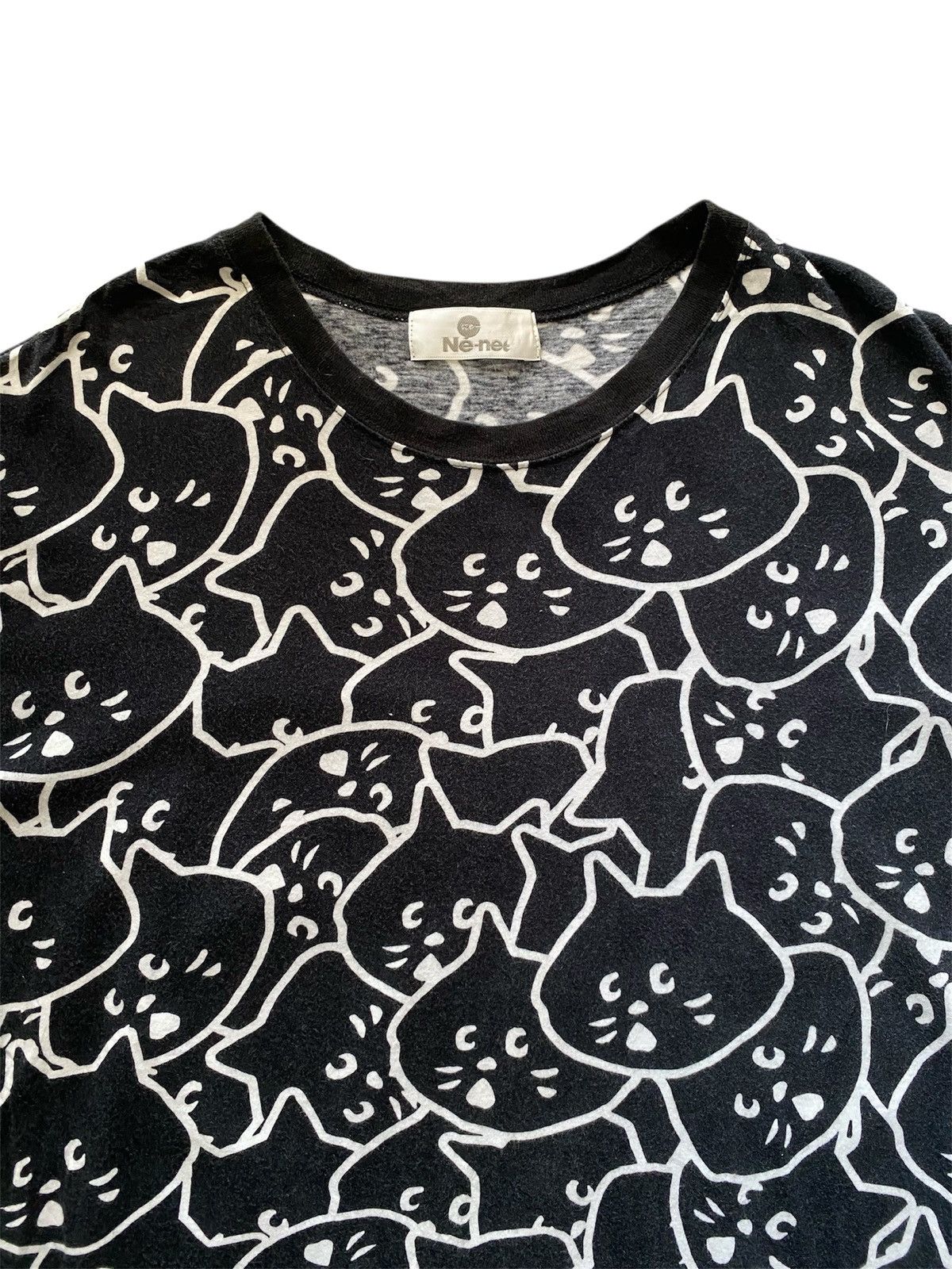 Issey Miyake 🔥Vintage Issey Miyake Ne-Net Shirt Cat Full Print Size US M / EU 48-50 / 2 - 2 Thumbnail