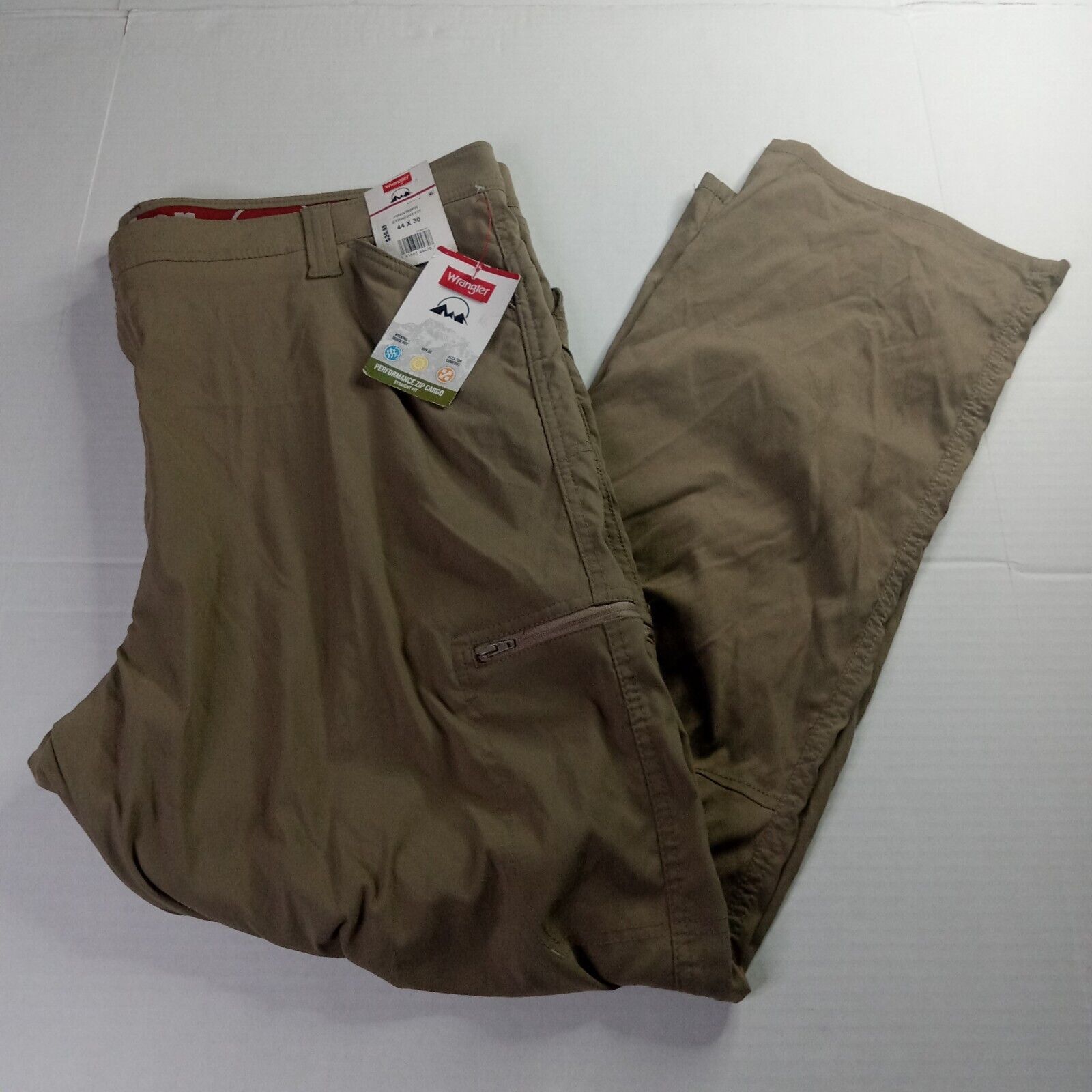 Wrangler Wrangler Cargo Pants Men's 44x30 Brown Flex Outdoors Size US 44 / EU 60 - 1 Thumbnail