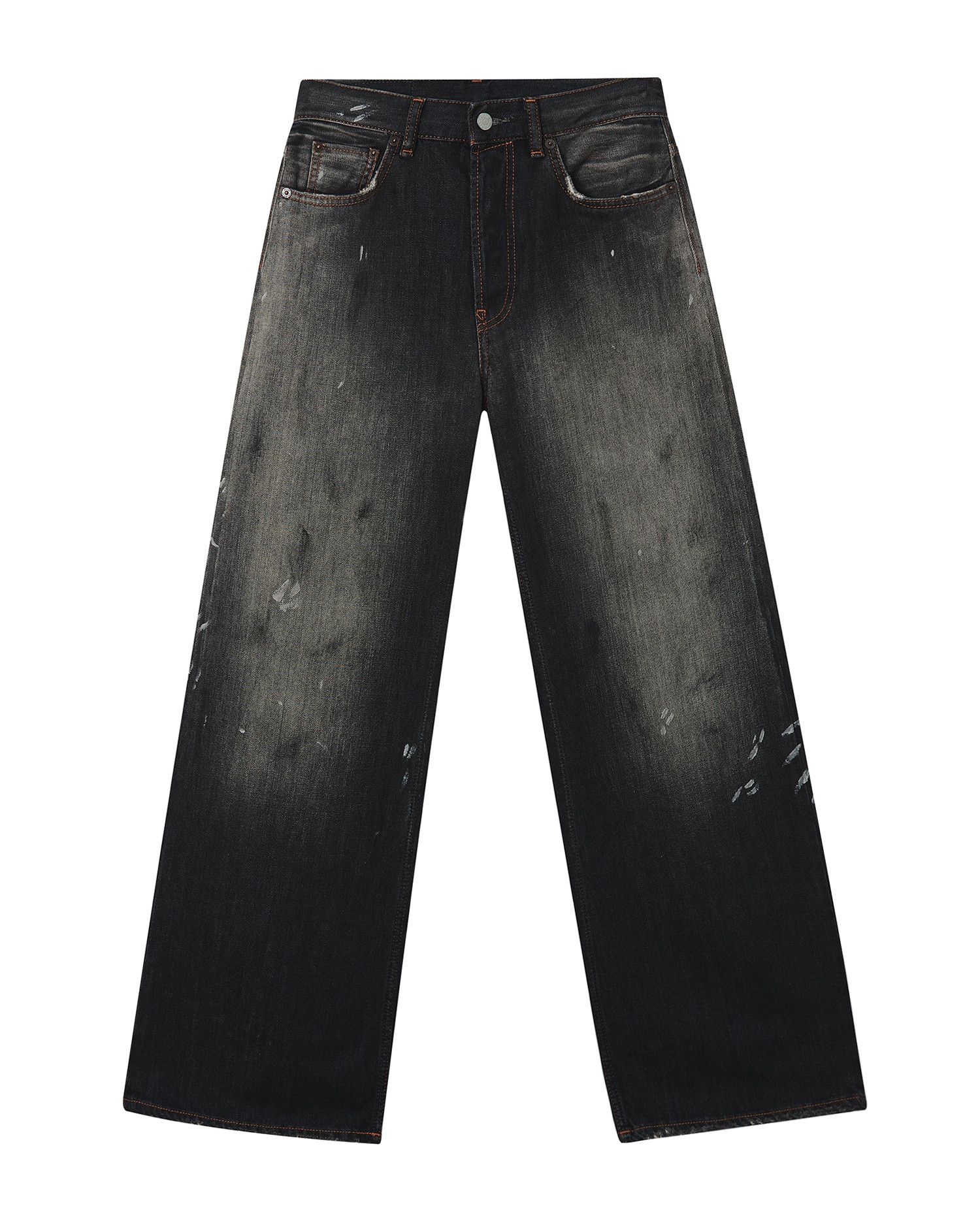 Acne Studios Acne Studios 2021F LOOSE FIT Splatter Distressed Design J... Size 28" / US 6 / IT 42 - 1 Thumbnail
