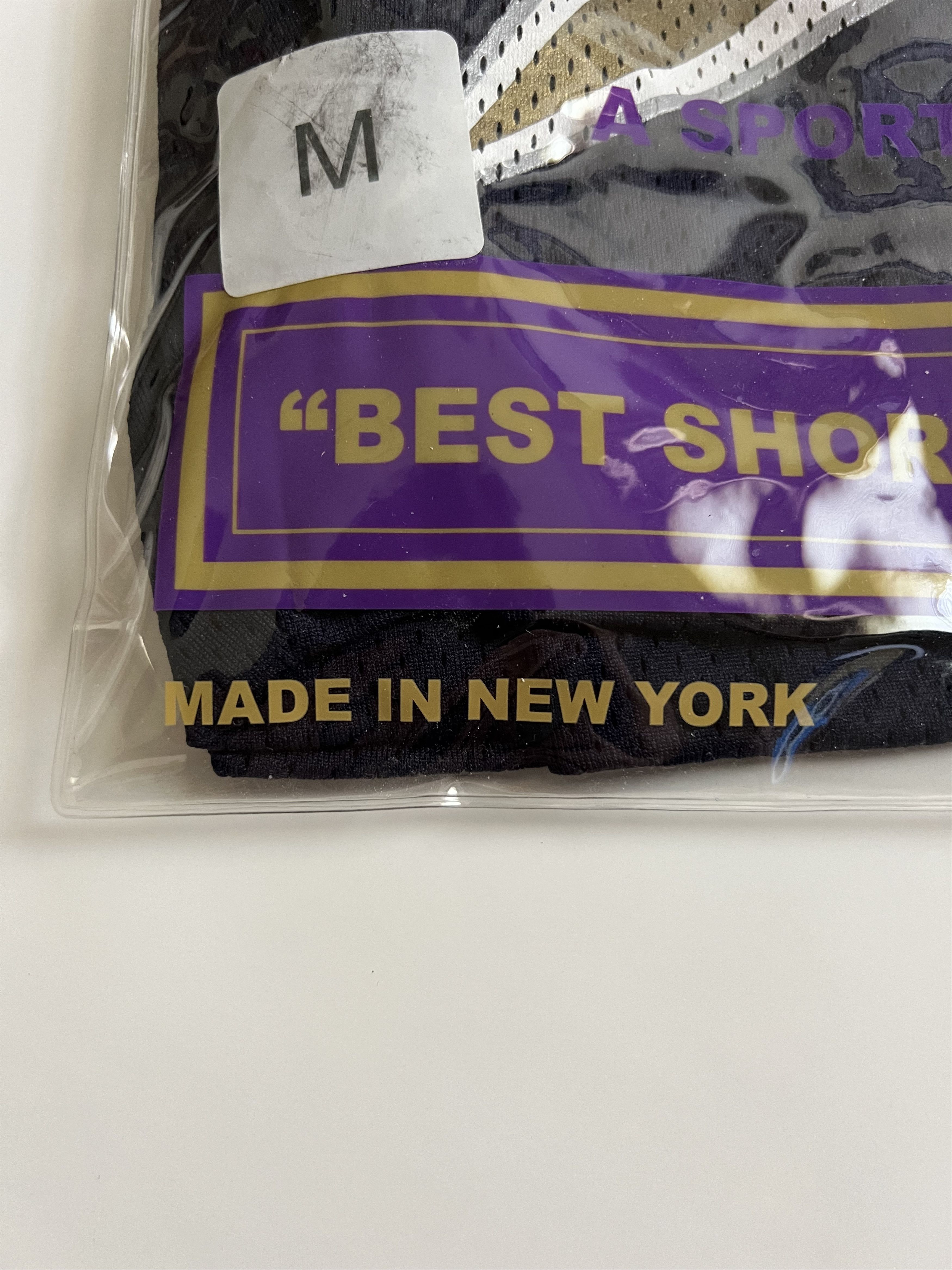 Eric Emanuel Size M - Authentic Eric Emanuel Basic Short Navy Bolt / Gold Size US 30 / EU 46 - 10 Thumbnail