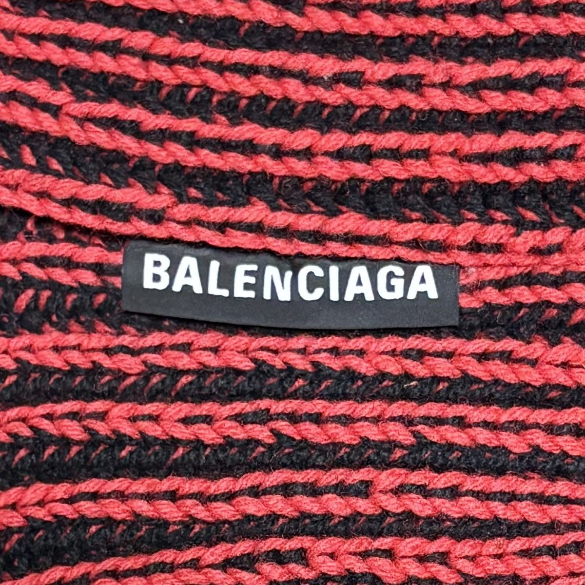 Balenciaga PRE-FALL 2018 BALENCIAGA BY DEMNA OVERSIZED KNIT RED Size S / US 4 / IT 40 - 7 Thumbnail