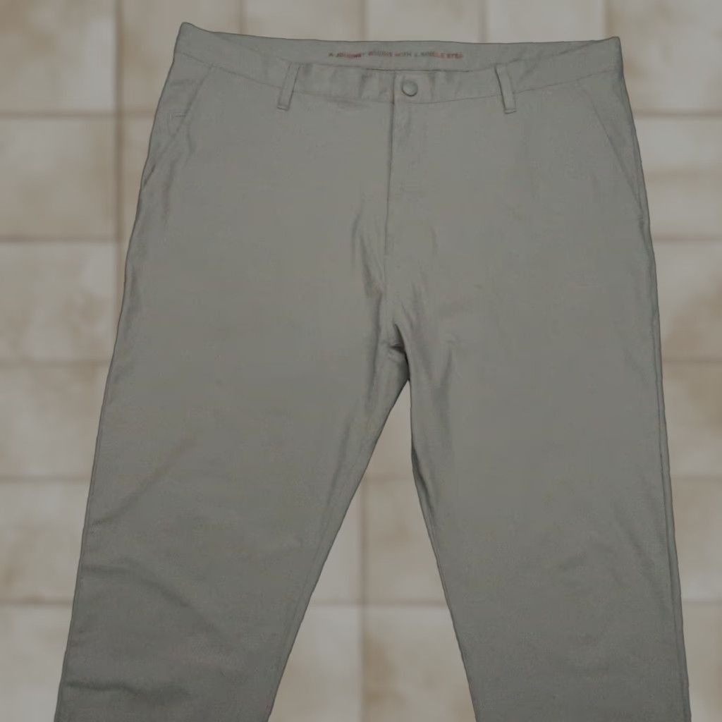 Rhone Rhone Pants Mens 41x34 Gray City Classic Chino Performance Lightweight Vintage No Size US 41 - 1 Thumbnail