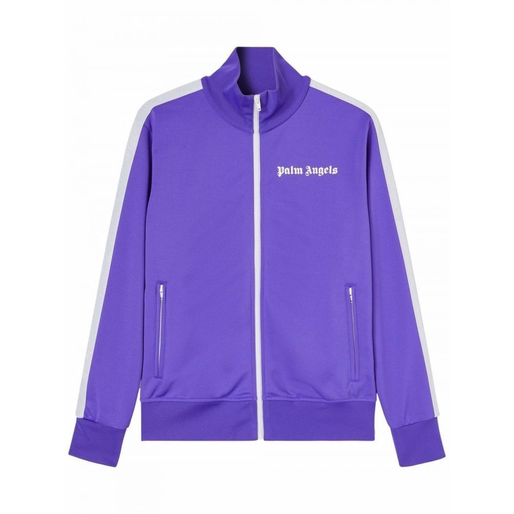 Palm Angels o1in1s0225 Q:4 / Classic Track Jacket in Purple/White Size US M / EU 48-50 / 2 - 1 Thumbnail
