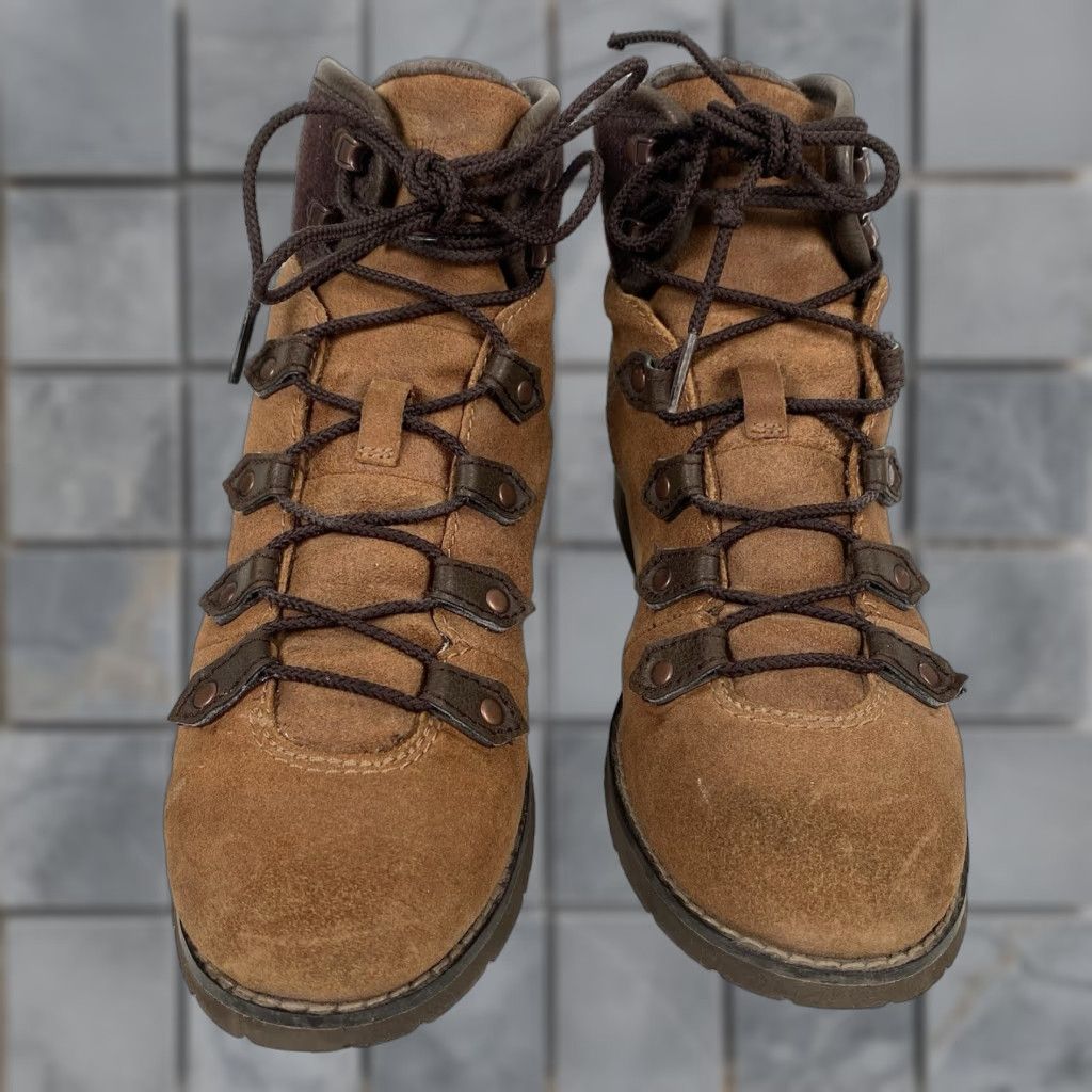 The North Face The North Face Boots Womens Size 7.5 Brown Leather Lace Up Round Waterproof Casual Ankle M Womens Size US 8 / IT 38 - 1 Thumbnail