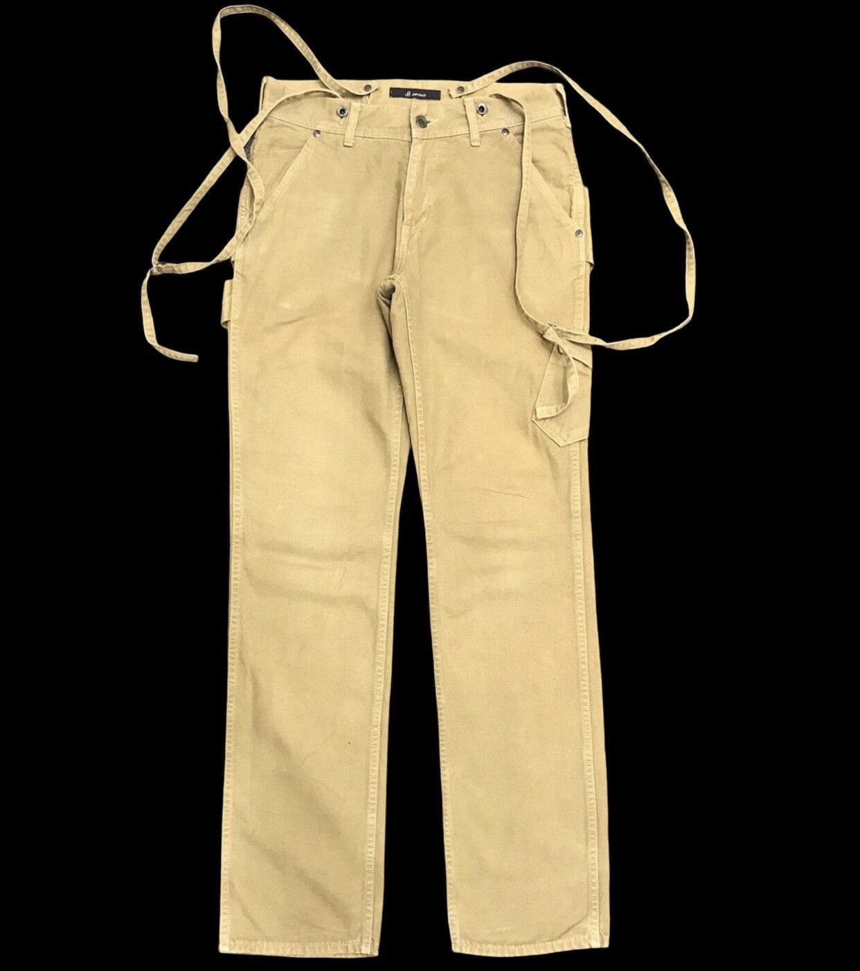 Japanese Brand JOHNBULL HAKAMA Multipockets Duck Canvas Carpenter Pant Size US 30 / EU 46 - 1 Thumbnail
