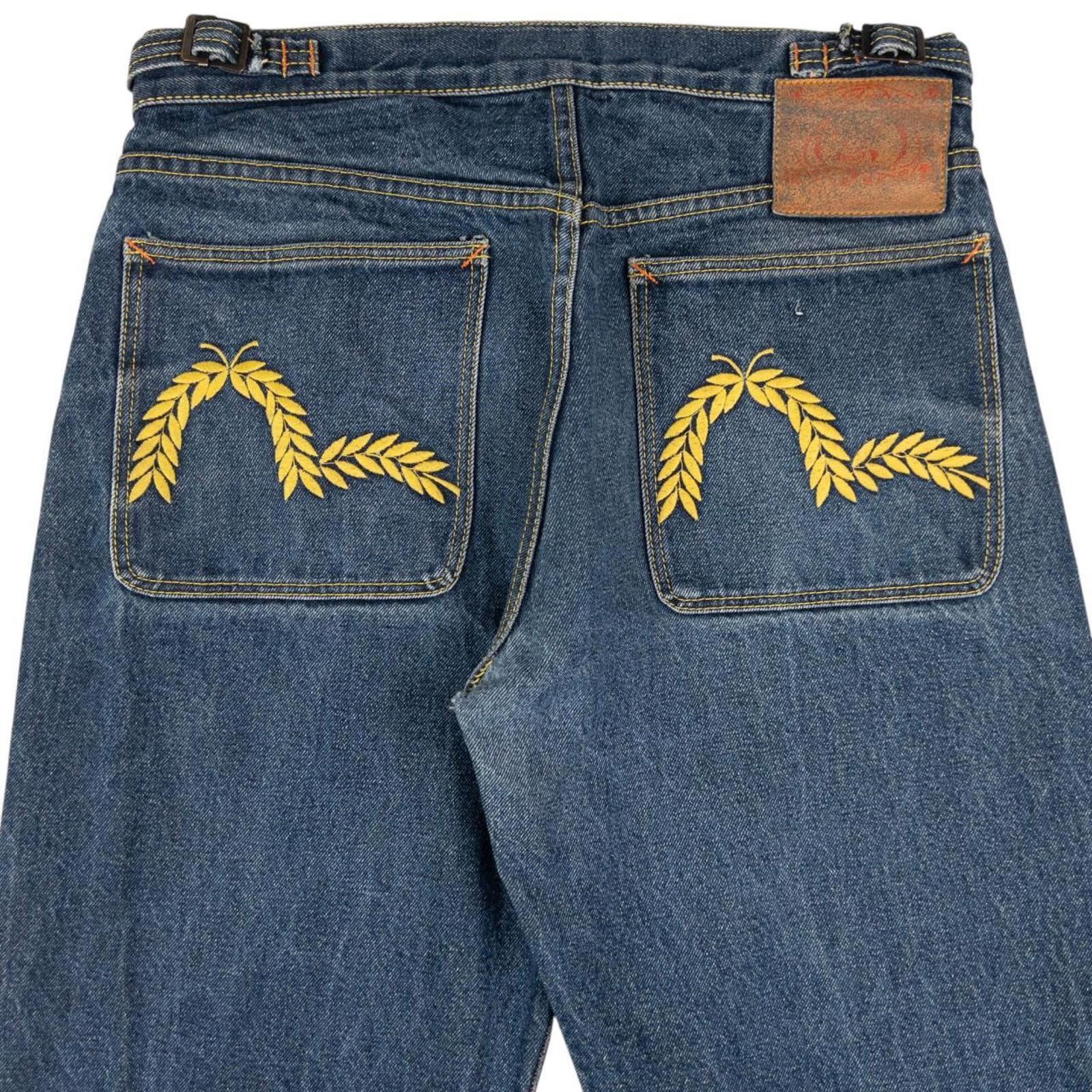 Evisu Vintage Evisu Double Wheat Gull Embroidered Denim Jeans W30 Size US 30 / EU 46 - 1 Thumbnail