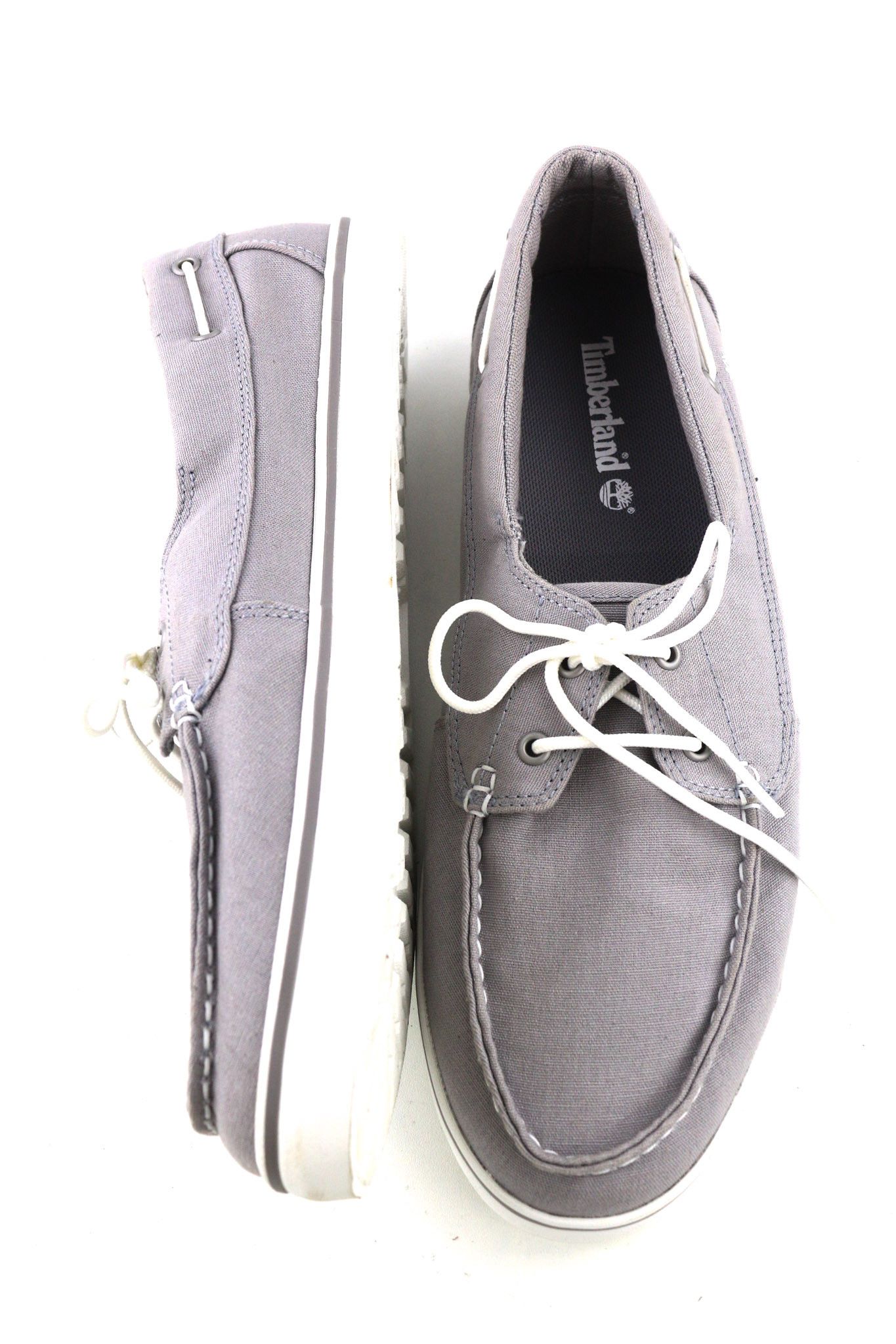Timberland A253M-A44118 EU43/44 Grey Textile Low-Top Loafers 81135 Size US 10.5 / EU 43-44 - 7 Thumbnail