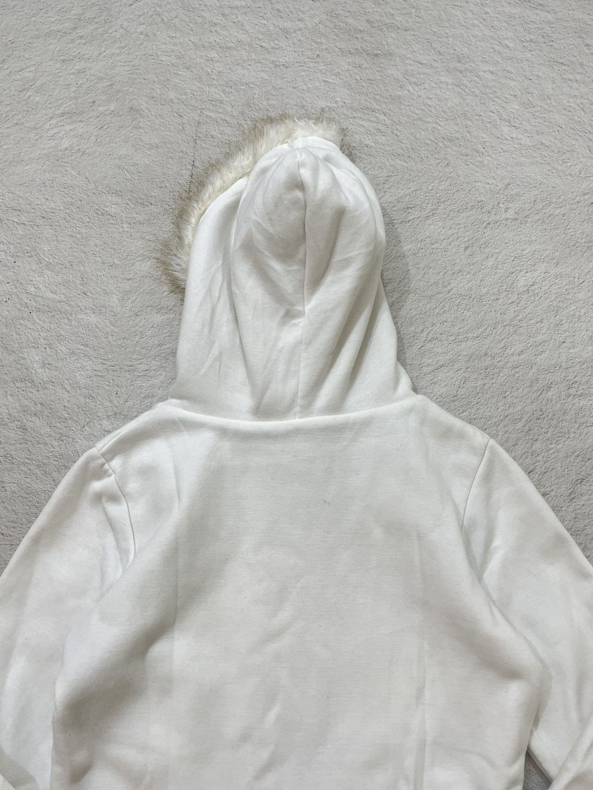 If Six Was Nine 2000s Archival White Faux Fur Hooded Leopard Y2K Hysteric if Size US S / EU 44-46 / 1 - 8 Thumbnail