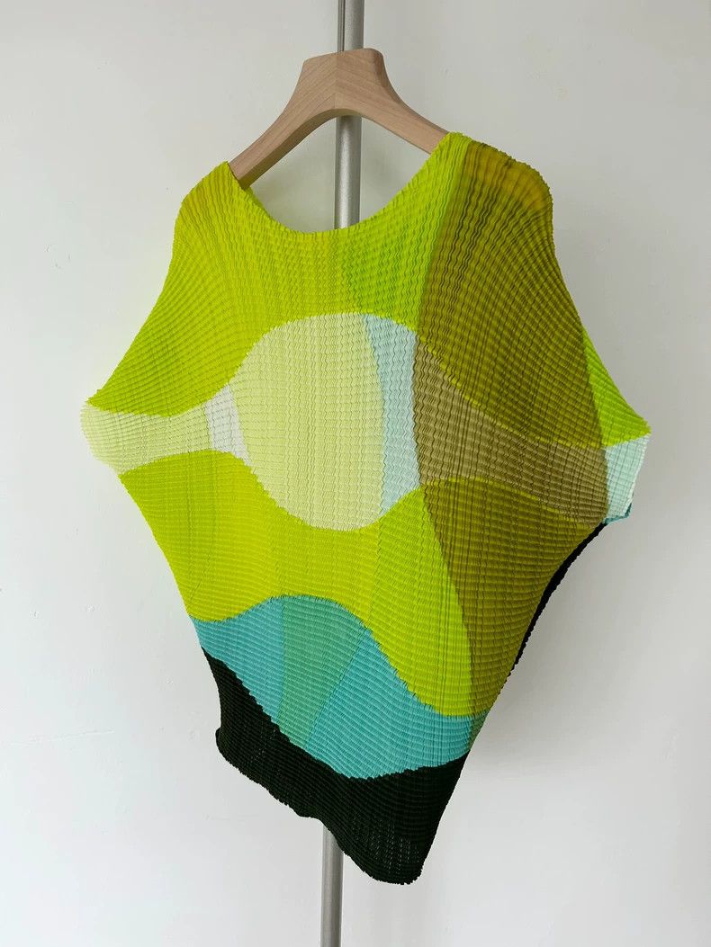 Issey Miyake Issey Miyake Psychedelic color block top Size M / US 6-8 / IT 42-44 - 4 Thumbnail