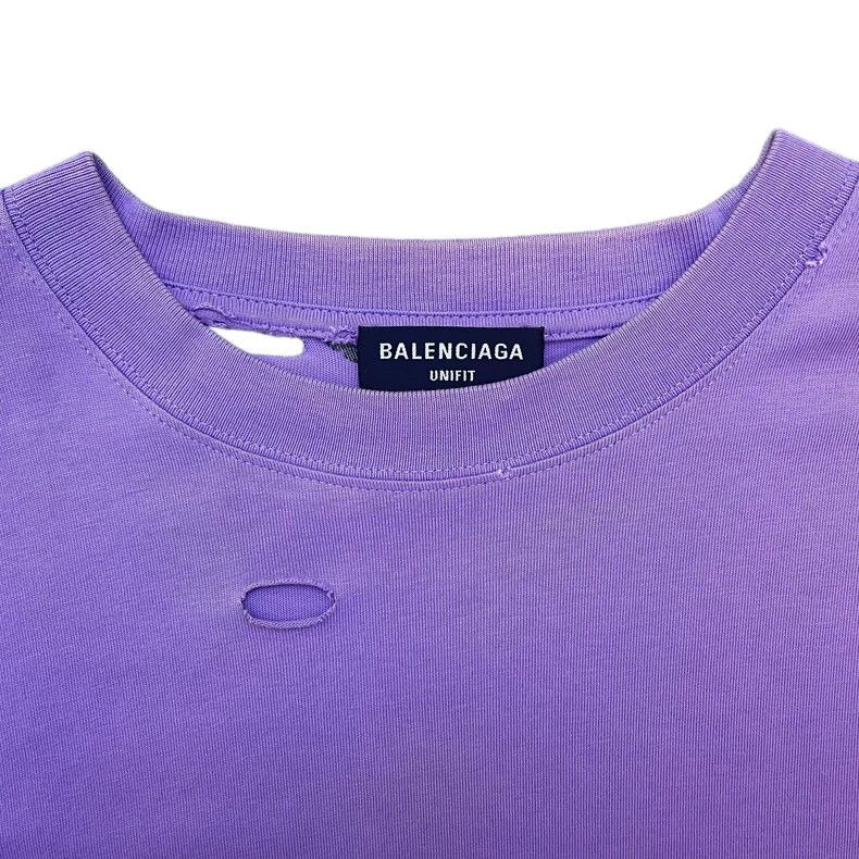 Balenciaga Balenciaga Cracked Design Round Neck Short Sleeve Size S / US 4 / IT 40 - 7 Thumbnail