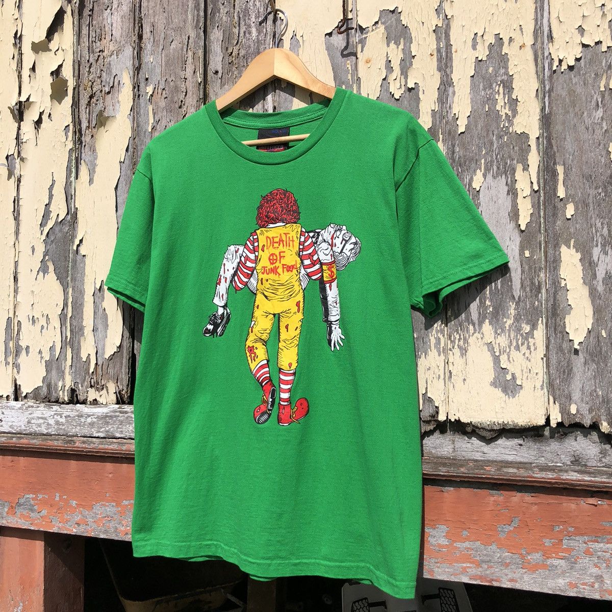 Vintage 🔥Rare🔥 Death Of Junk Food Tshirt Size US L / EU 52-54 / 3 - 2 Thumbnail