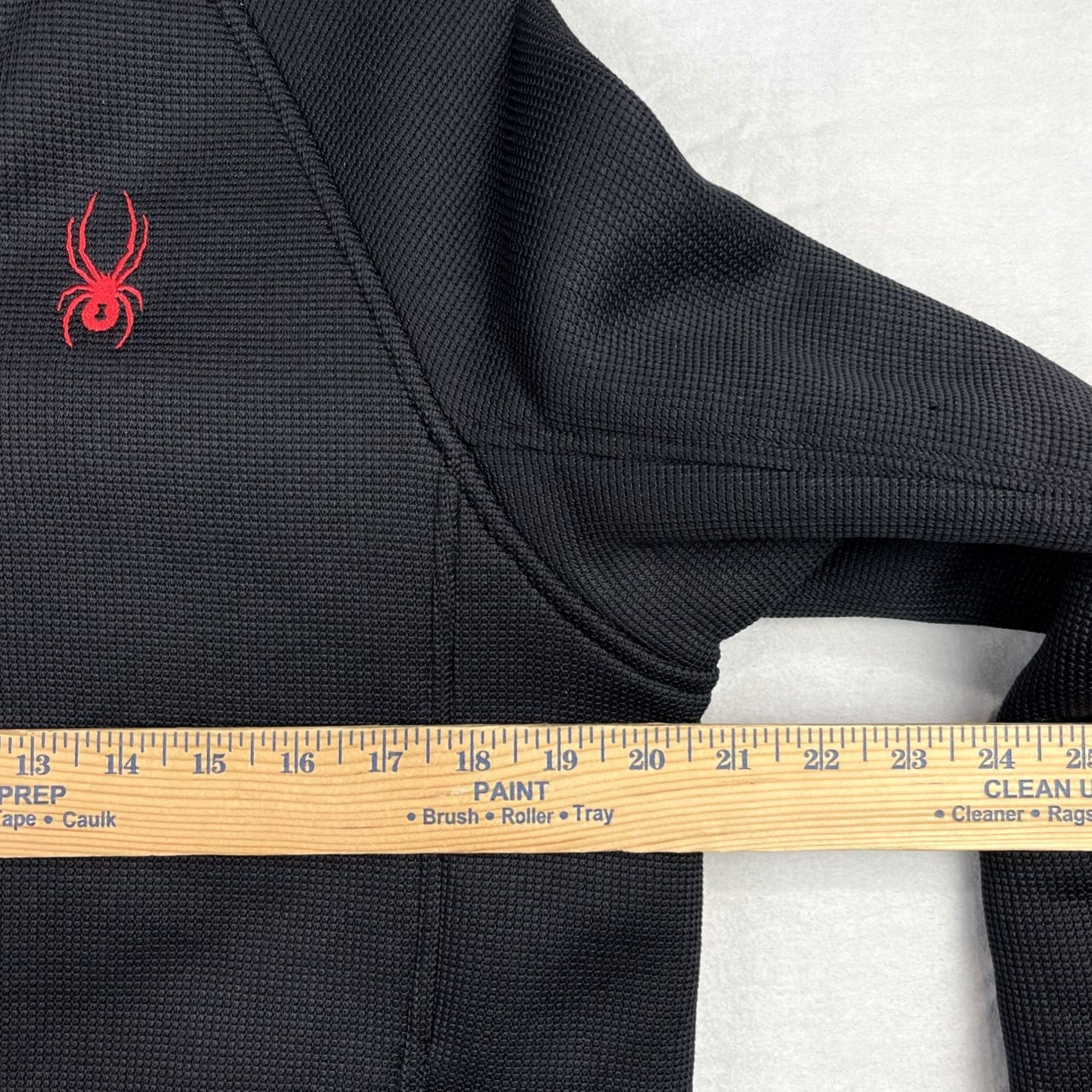 Spyder Spyder Jacket Mens Medium Black Stellar Full Zip Bonded Fleece Sherpa Lining Size US M / EU 48-50 / 2 - 6 Thumbnail
