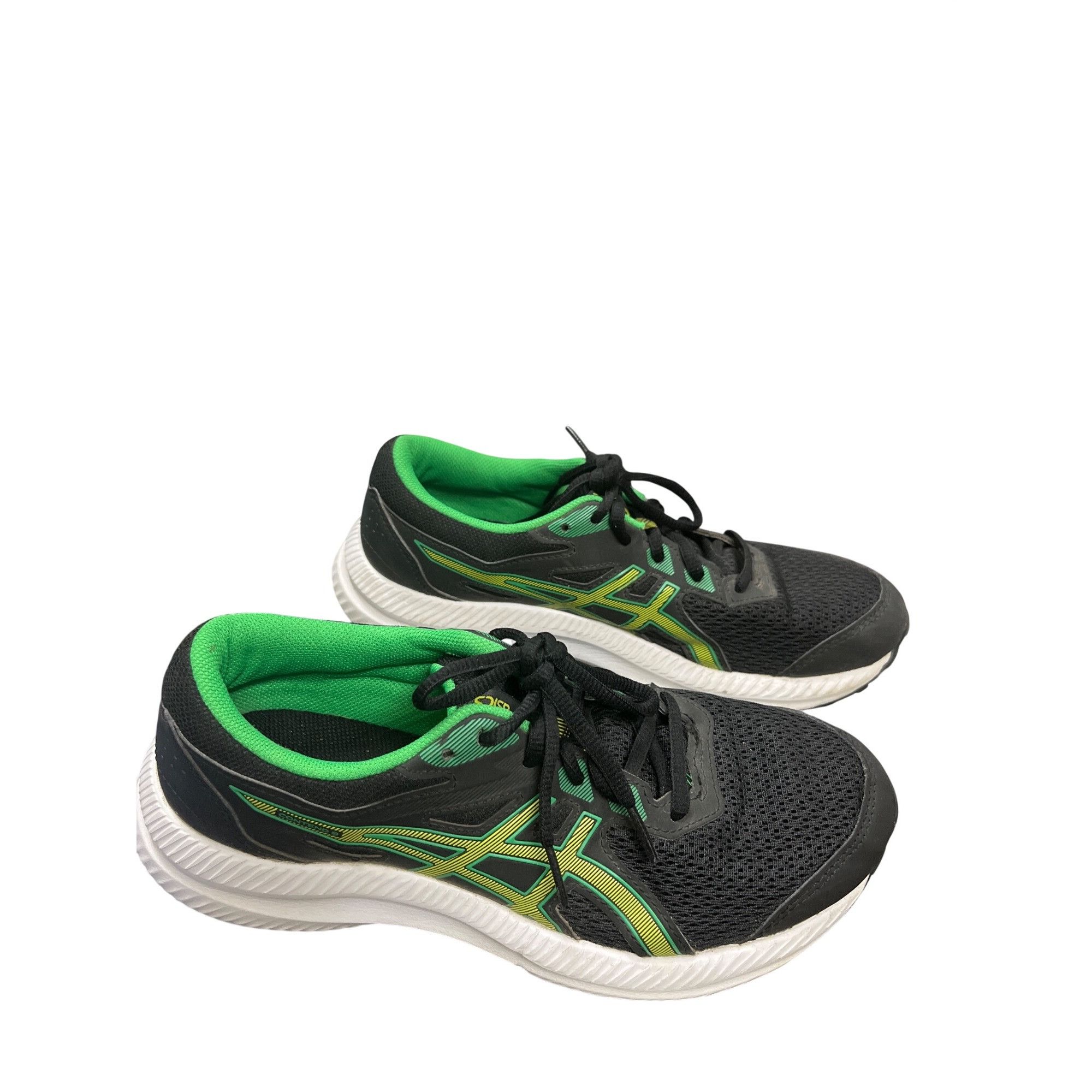 Asics Asics Contend 8 wms black green leather fabric low sneakers Size US 6.5 / IT 36.5 - 3 Thumbnail