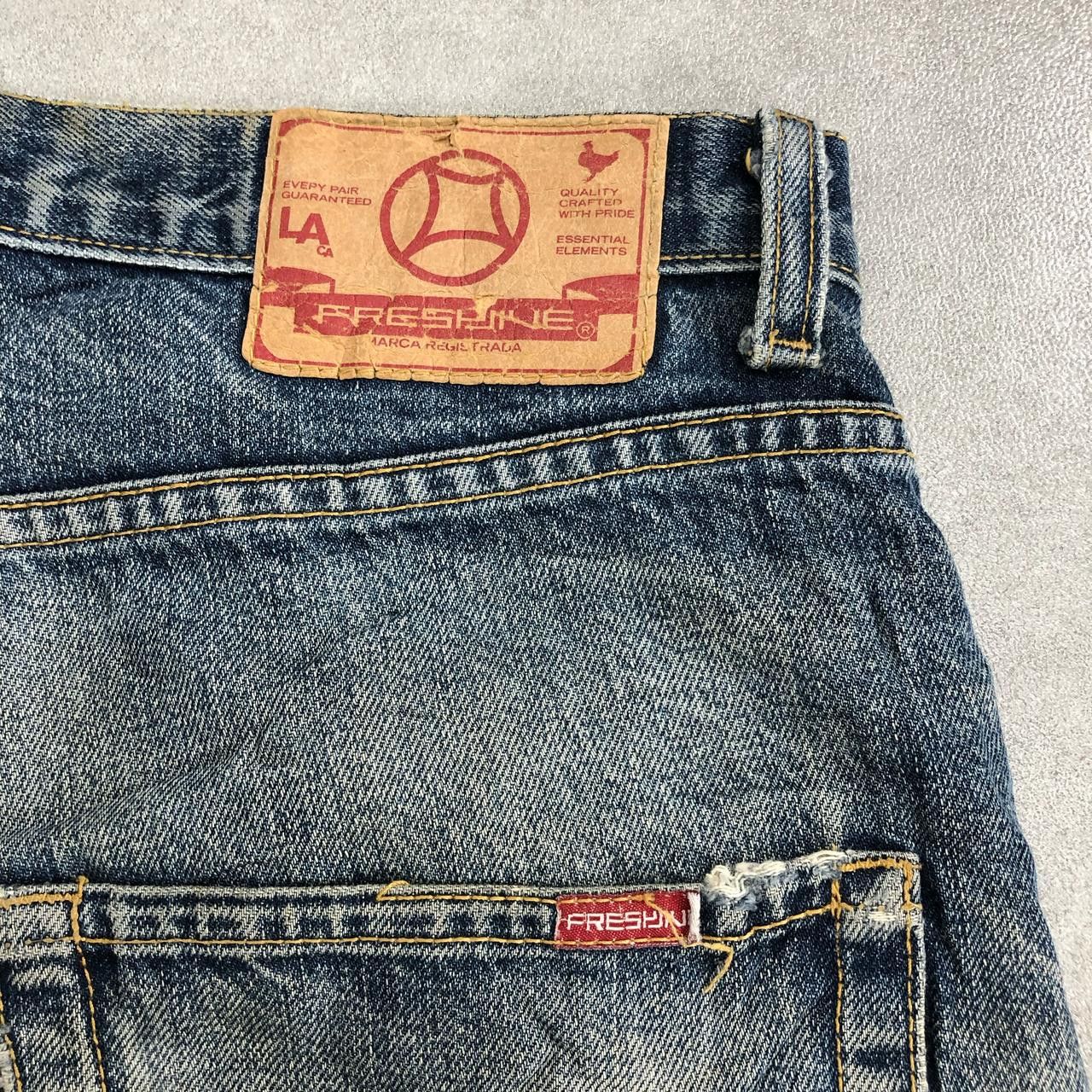 Freshjive Vtg Freshjive Distressed Denim Size US 34 / EU 50 - 12 Thumbnail