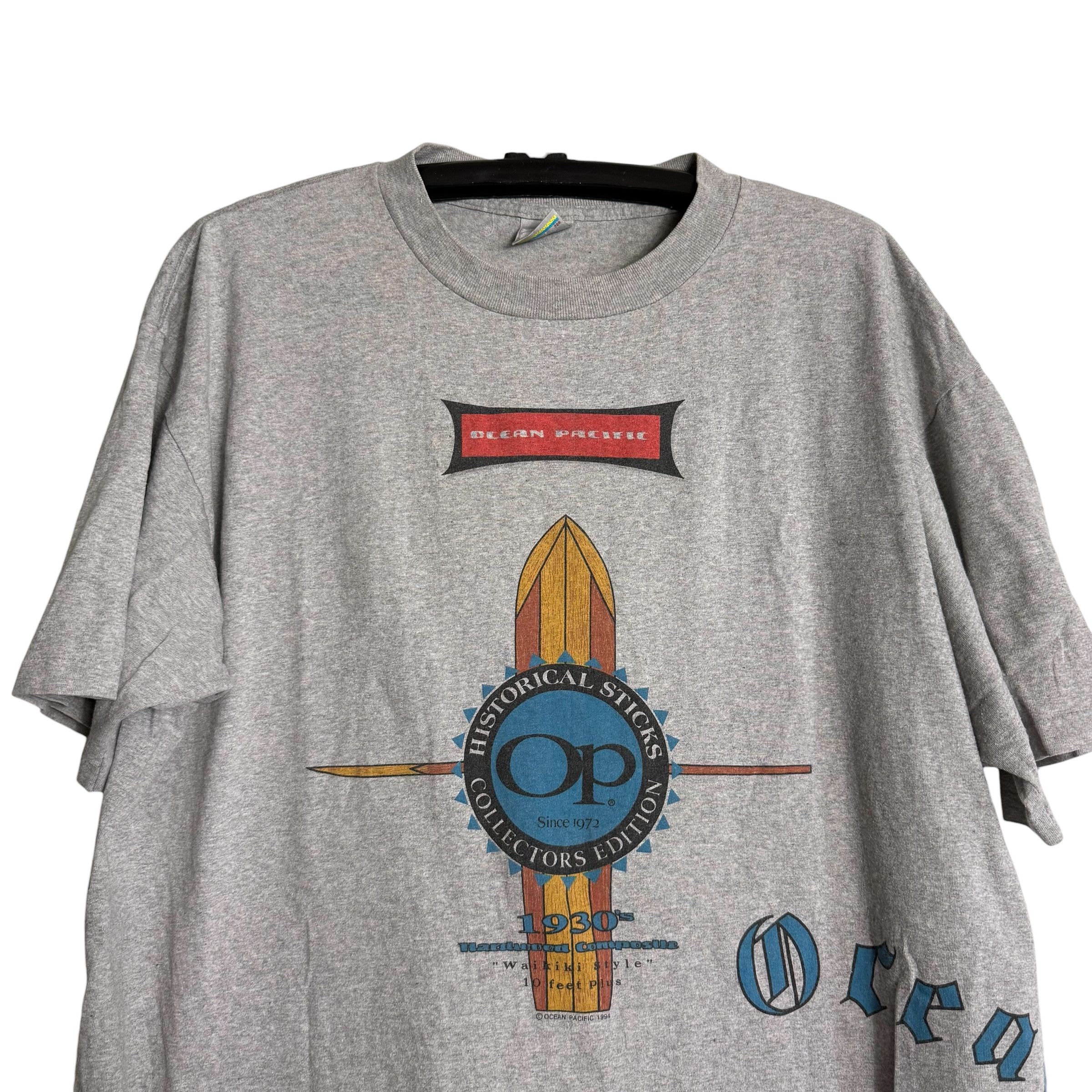 Ocean Pacific 🔥RARE🔥Vintage 90s Ocean Pasific OP T-shirt Single Stich Size US XL / EU 56 / 4 - 2 Thumbnail