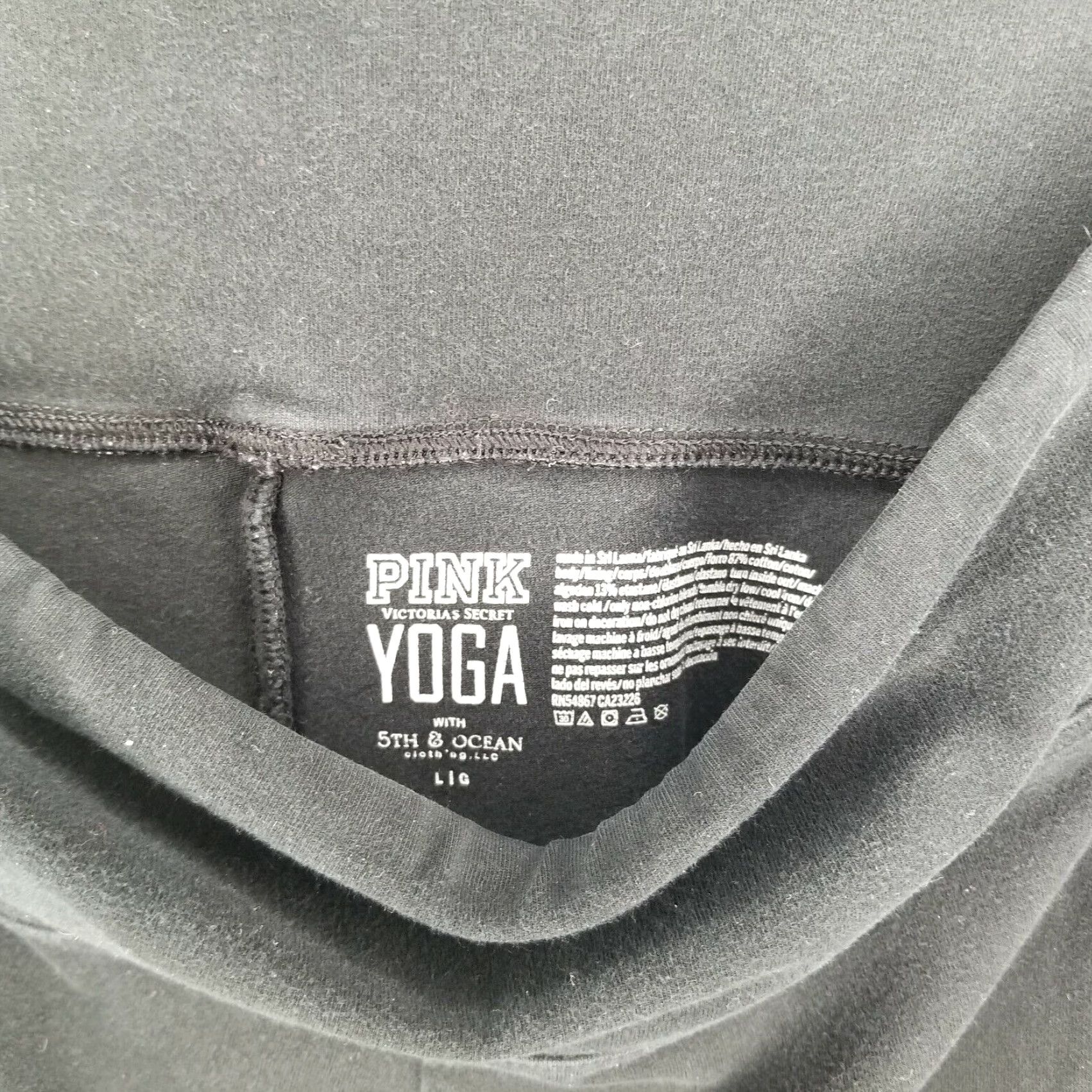 Victoria's Secret VICTORIAS SECRET Pink Yoga Pants Womens Large Size 36" / US 14 / IT 50 - 4 Thumbnail