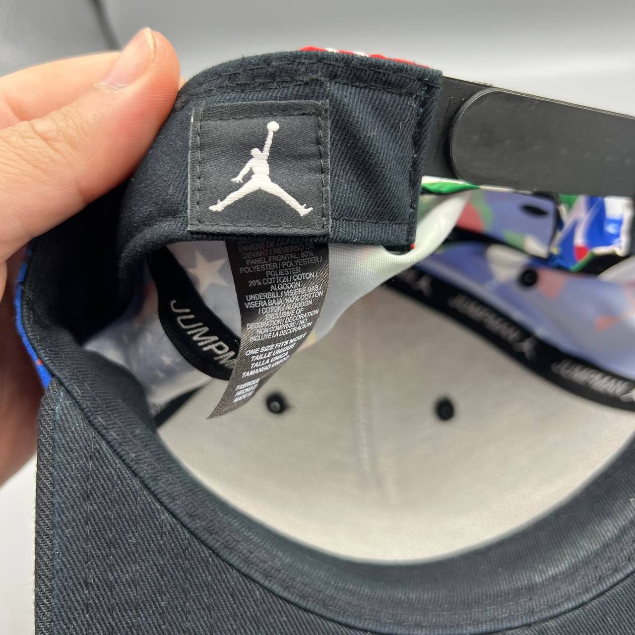 Jordan Brand Air Jordan Hat Men Black Worldwide Jumpman Snap Back Cap Size ONE SIZE - 8 Thumbnail