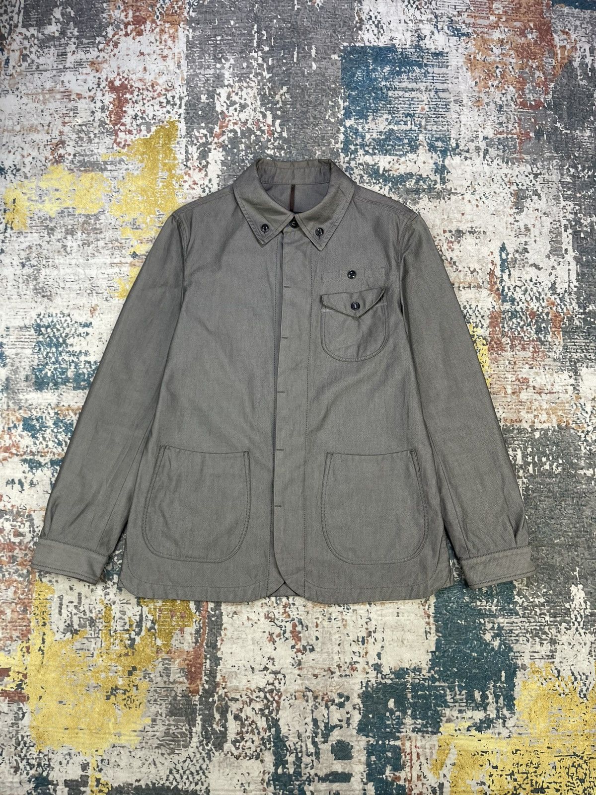 Japanese Brand Crociera Mano Garment Utility Workwear Chore Jacket Size US M / EU 48-50 / 2 - 2 Thumbnail