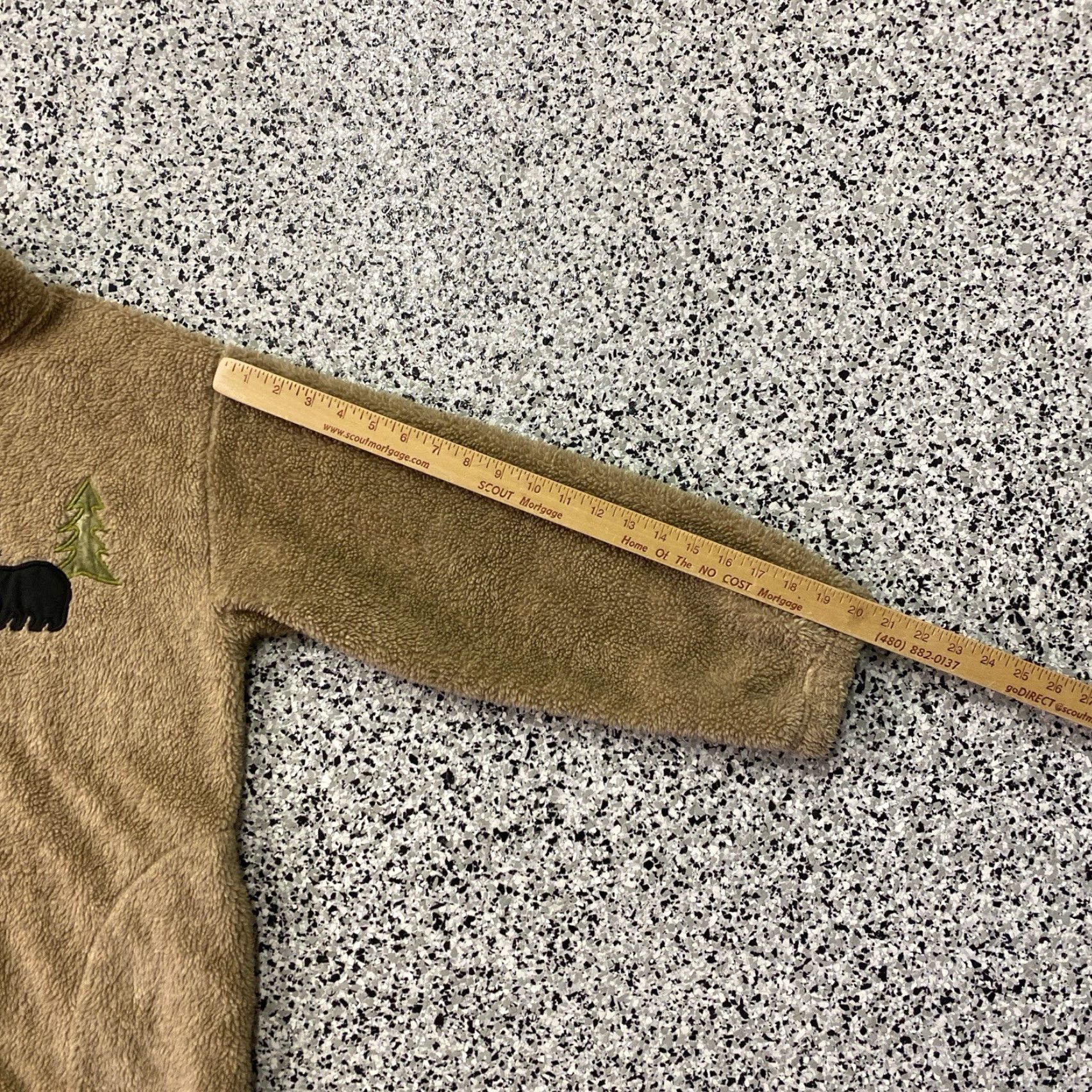 Vintage VINTAGE Awesome Wear Full Zip Sweatshirt Mens M Beige Fleece Bear Tree USA Made Size US M / EU 48-50 / 2 - 5 Thumbnail