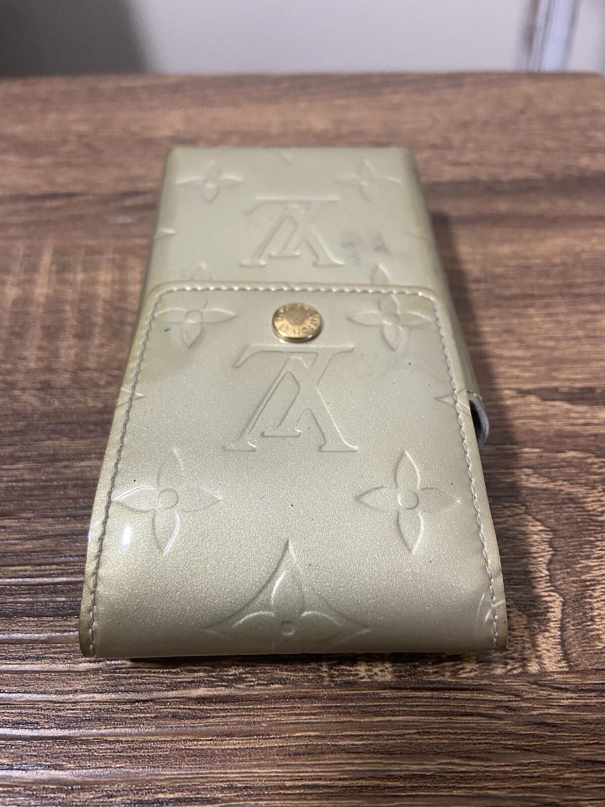 Louis Vuitton Louis Vuitton Vernis gold patent gray leather cigarette case Size ONE SIZE - 4 Thumbnail