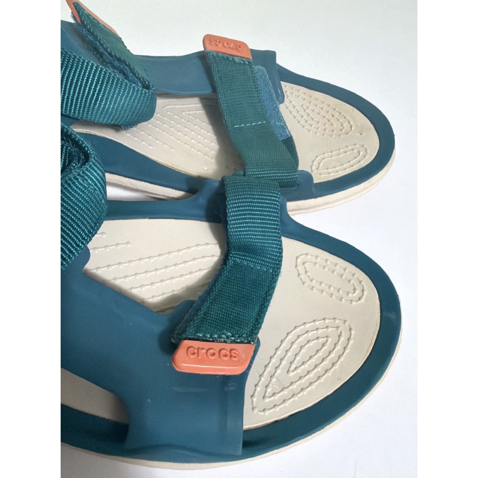 Crocs Crocs Swiftwater Expedition Sandal Adjustable Women Size 9 Juniper/Stucco Beige Fisherman Rubber Shoes Sandal Size US 9 / IT 39 - 3 Thumbnail