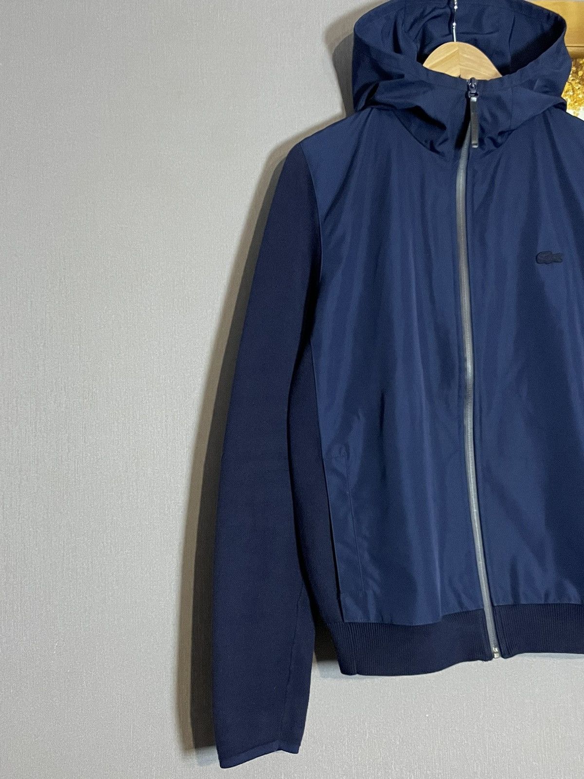 Lacoste Lacoste Nylon Light Hoodie Jacket Navy Zip Up RRP 280$ Size US M / EU 48-50 / 2 - 4 Thumbnail