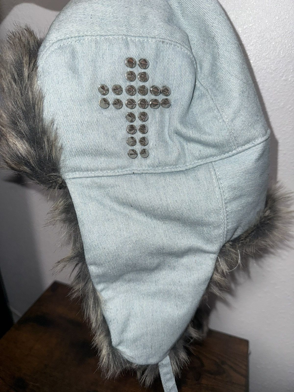 Other heavensent! Trapper Hat blue denim fur Size ONE SIZE - 2 Thumbnail